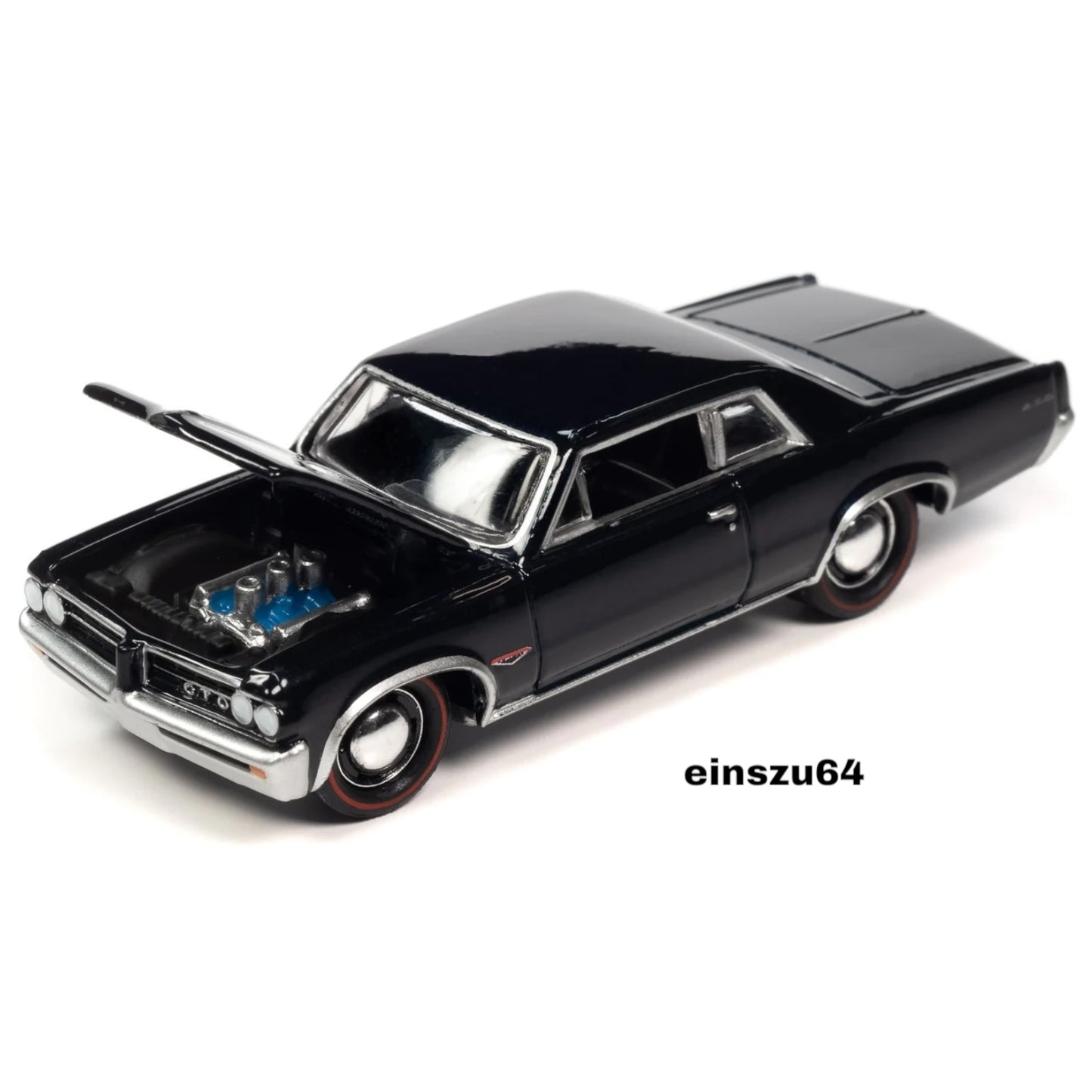 Johnny Lightning - 1964 Pontiac GTO, nocturne blue poly - 1:64 - JLSP340A