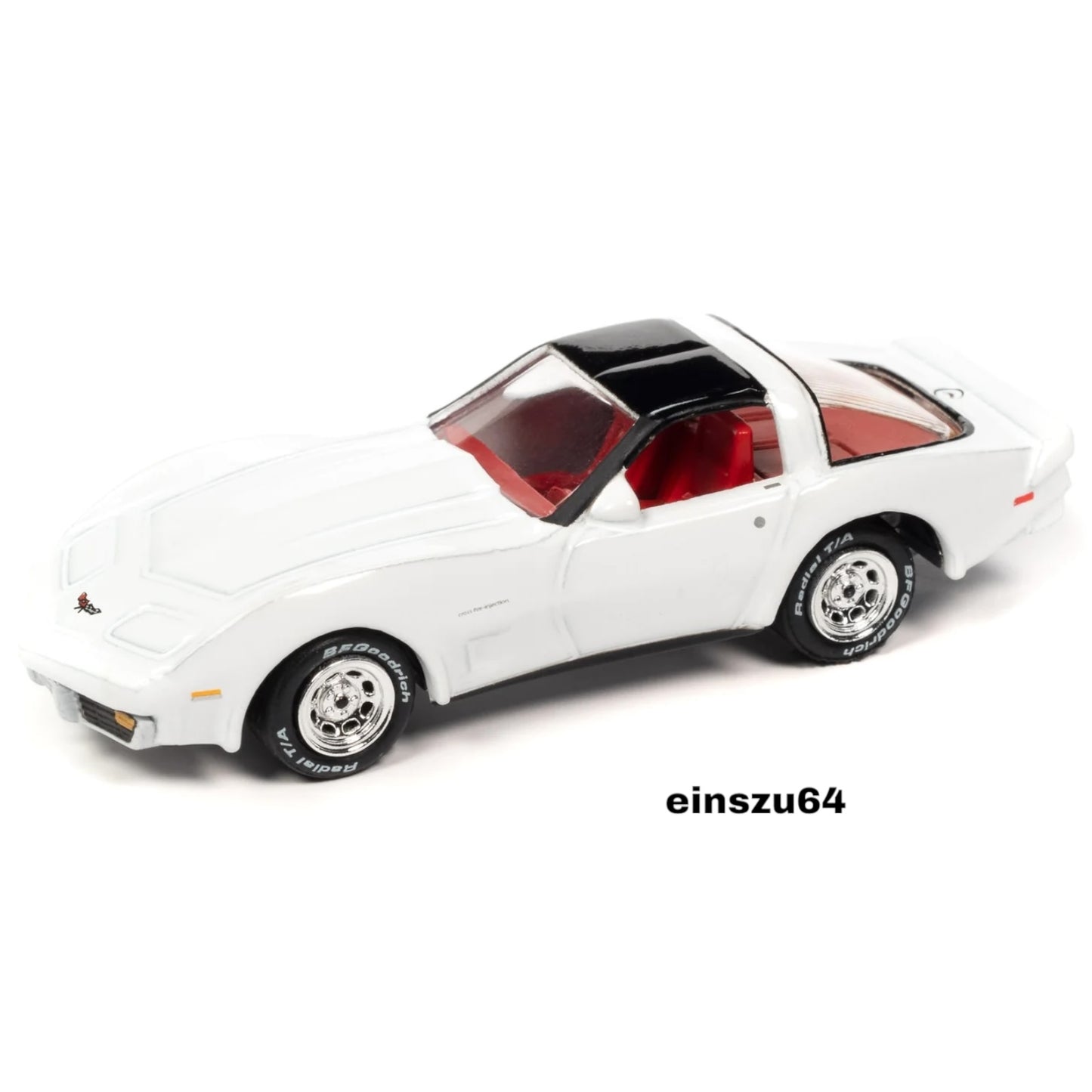 Johnny Lightning - 1982 Chevrolet Corvette, gloss white - 1:64 - JLSP338A