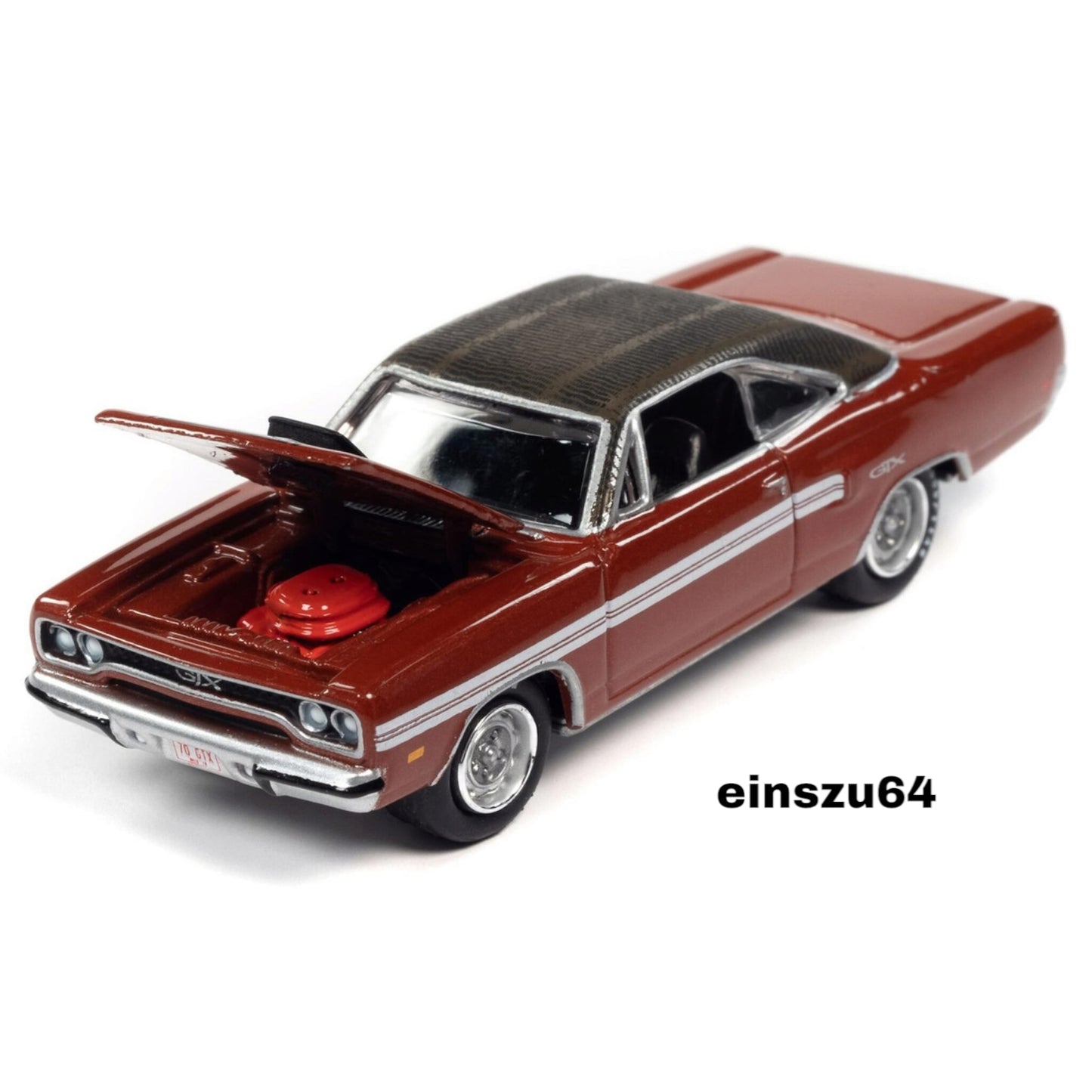 Johnny Lightning - Muscle Cars - 1970 Plymouth GTX, Burnt Orange - JLSP177B - 1:64