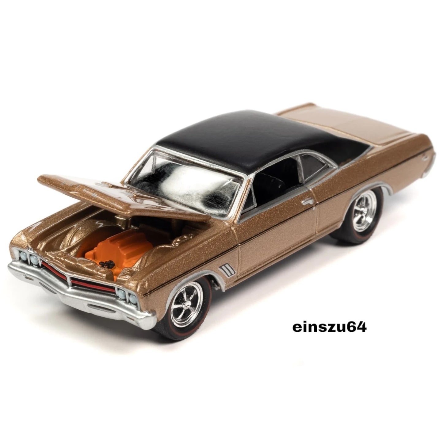 Johnny Lightning - 1967 Buick GS 400, gold mist poly with flat black roof - JLSP337A
