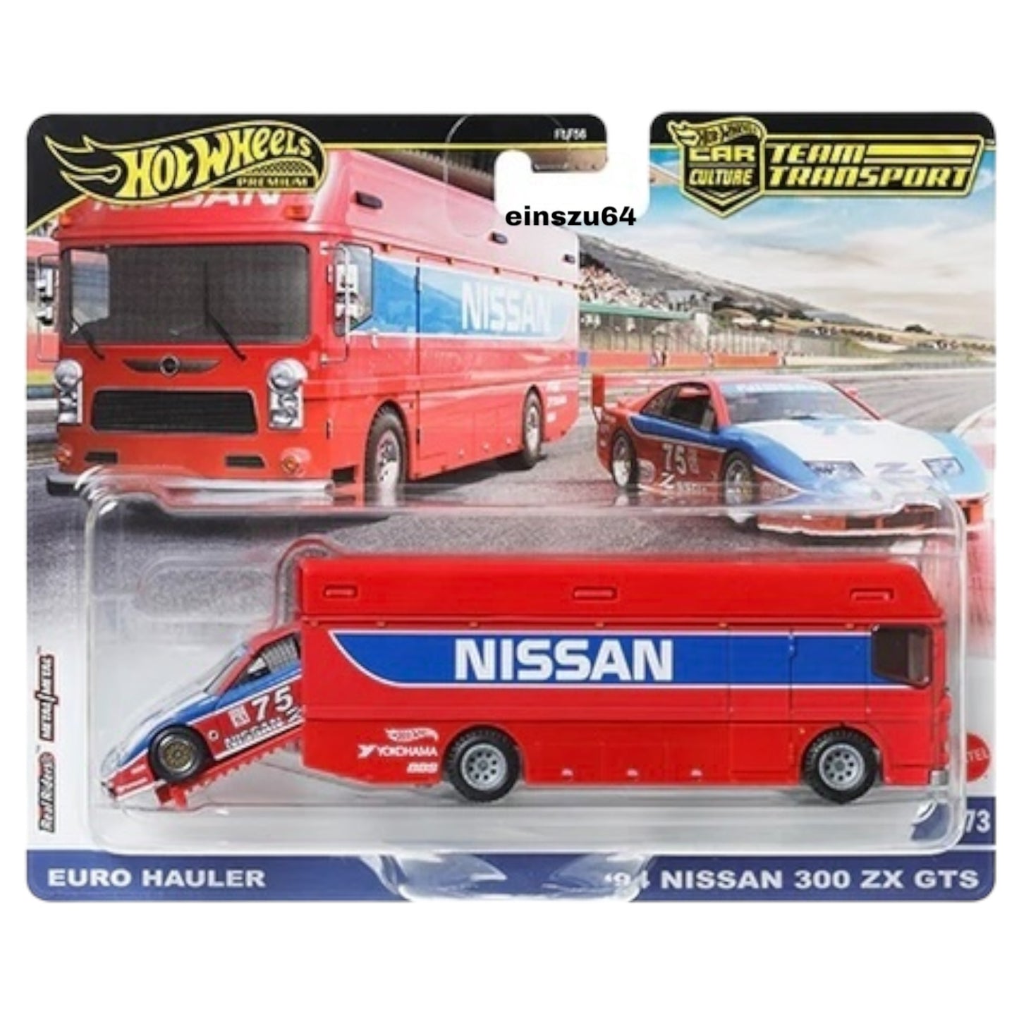 Hot Wheels 2024 - Team Transport - ´94 Nissan 300 ZX GTS / Euro Hauler - #73 - HRV44