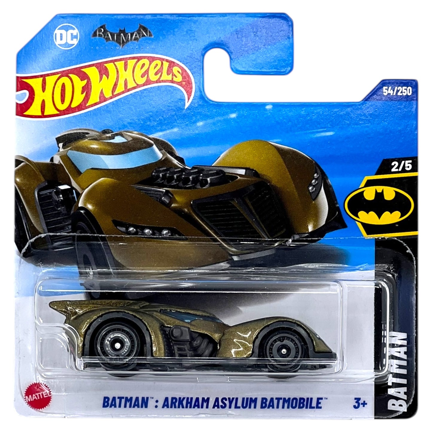 Hot Wheels 2025 - Batman Arkham Asylum Batmobile - Batman 2/5 - HYX04 - 54/250