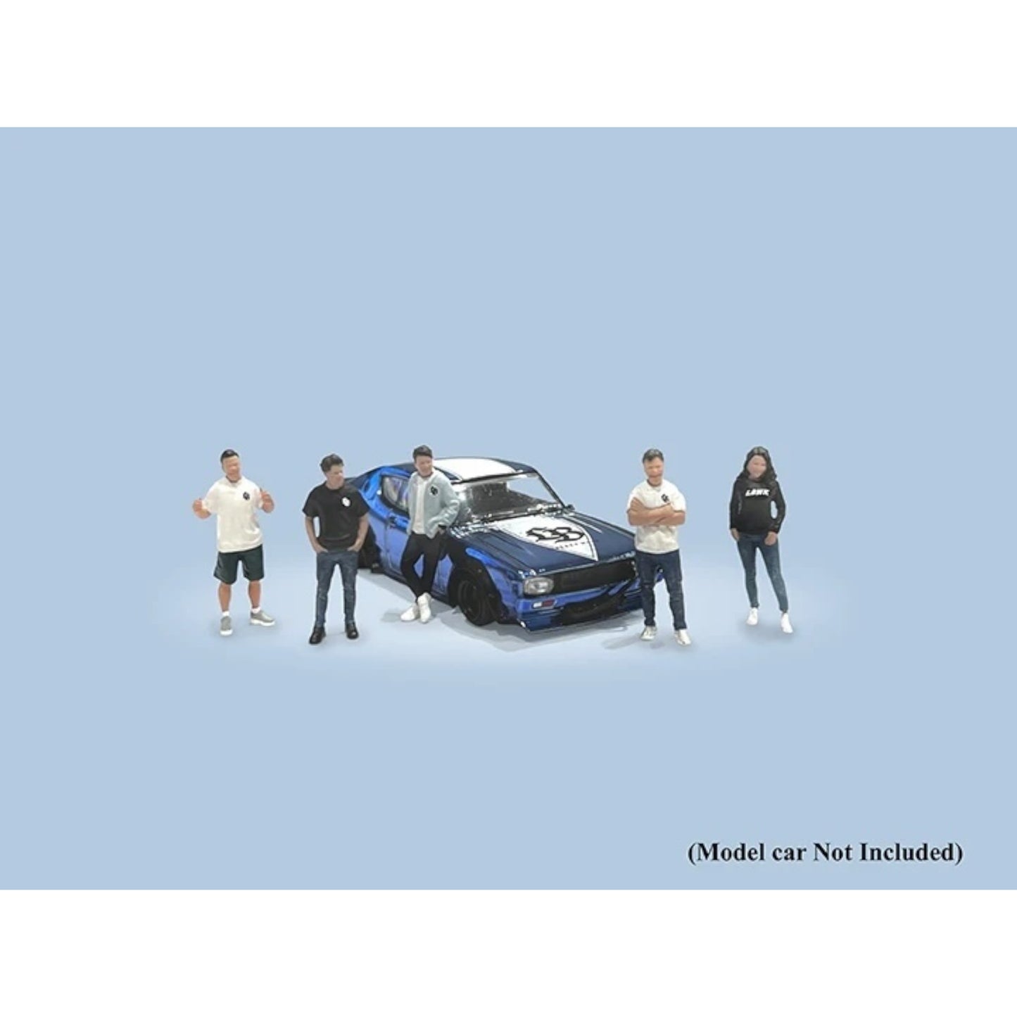 American Diorama - Team Liberty Walk Figure set of 5 Figures - AD-2415MJ - Mijo Exclusice 1:64