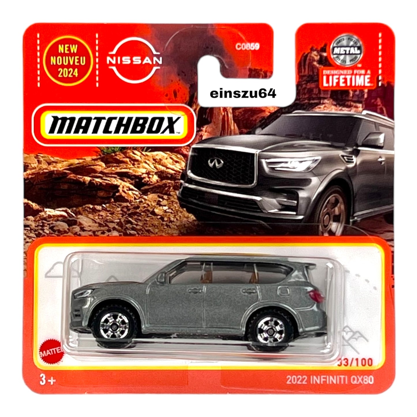 Matchbox 2024 - 2022 Infiniti QX80 - HVN40 - 33/100 - 1:64