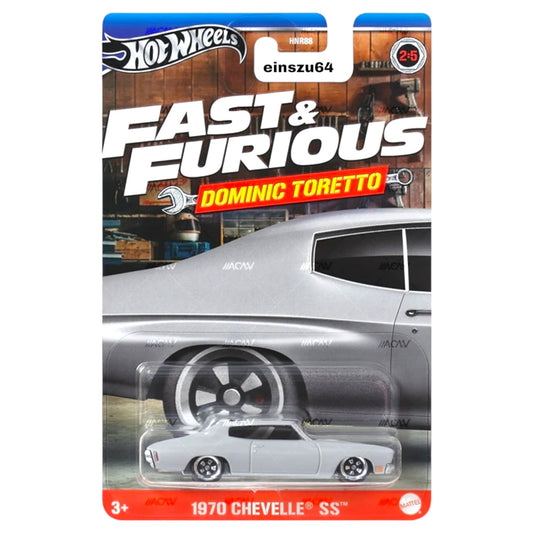 Hot Wheels 2024 - Fast & Furious - 1970 Chevelle SS - HRW47 - Dominic Toretto