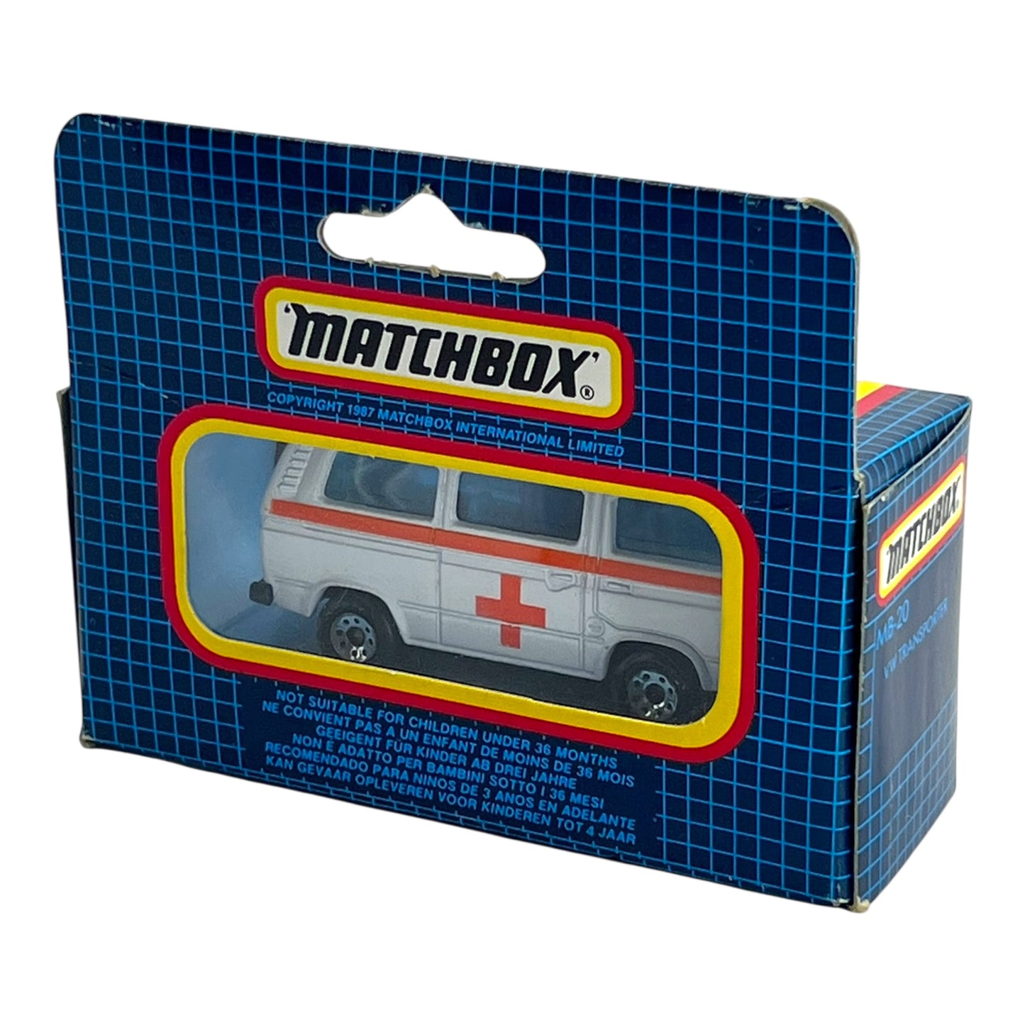 Matchbox Superfast - VW Transporter Ambulance - MB20 - Made in Macau 1987 - Near Mint