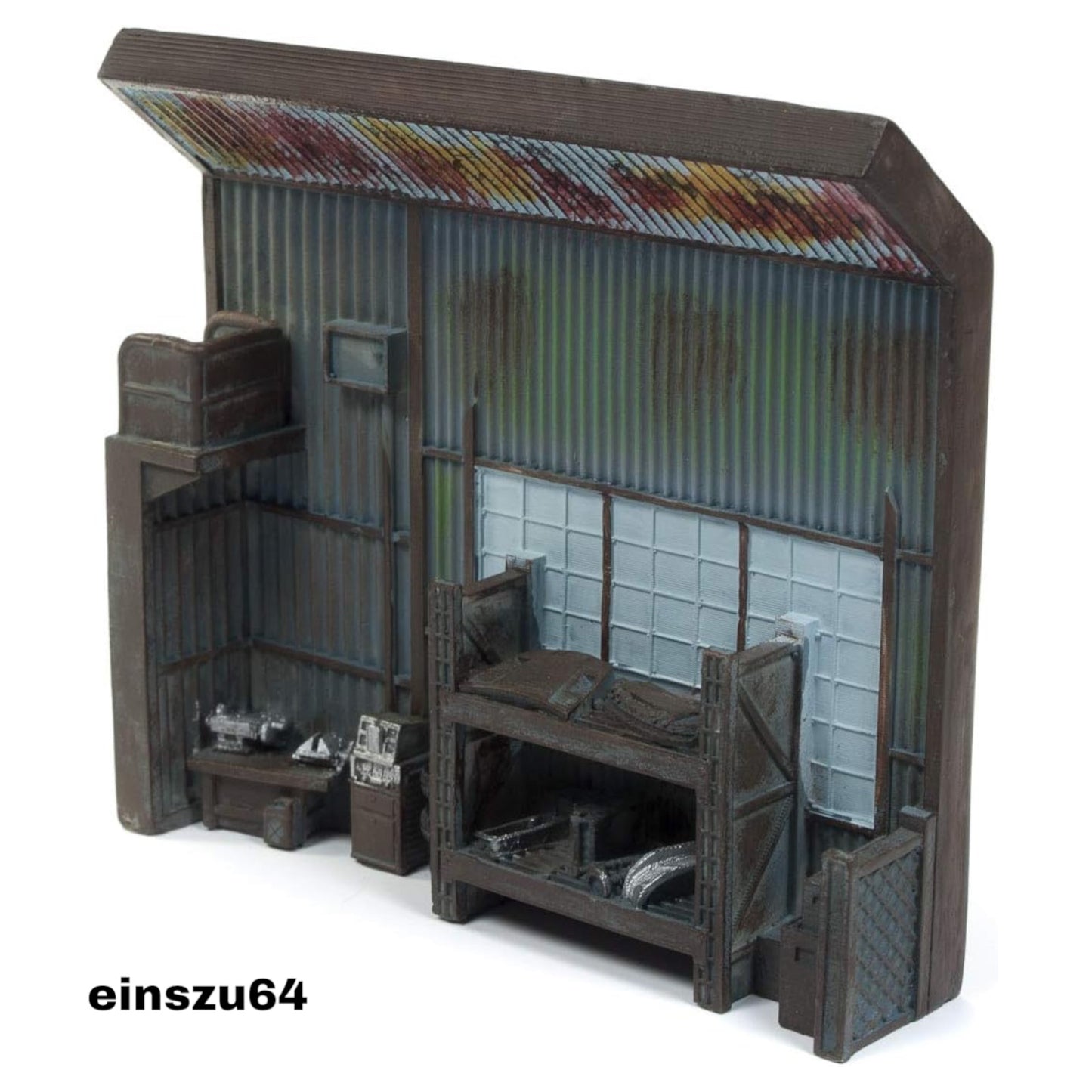 Johnny Lightning - Christine - Plymouth Fury - Diorama Garage - 1:64 - JLDR002