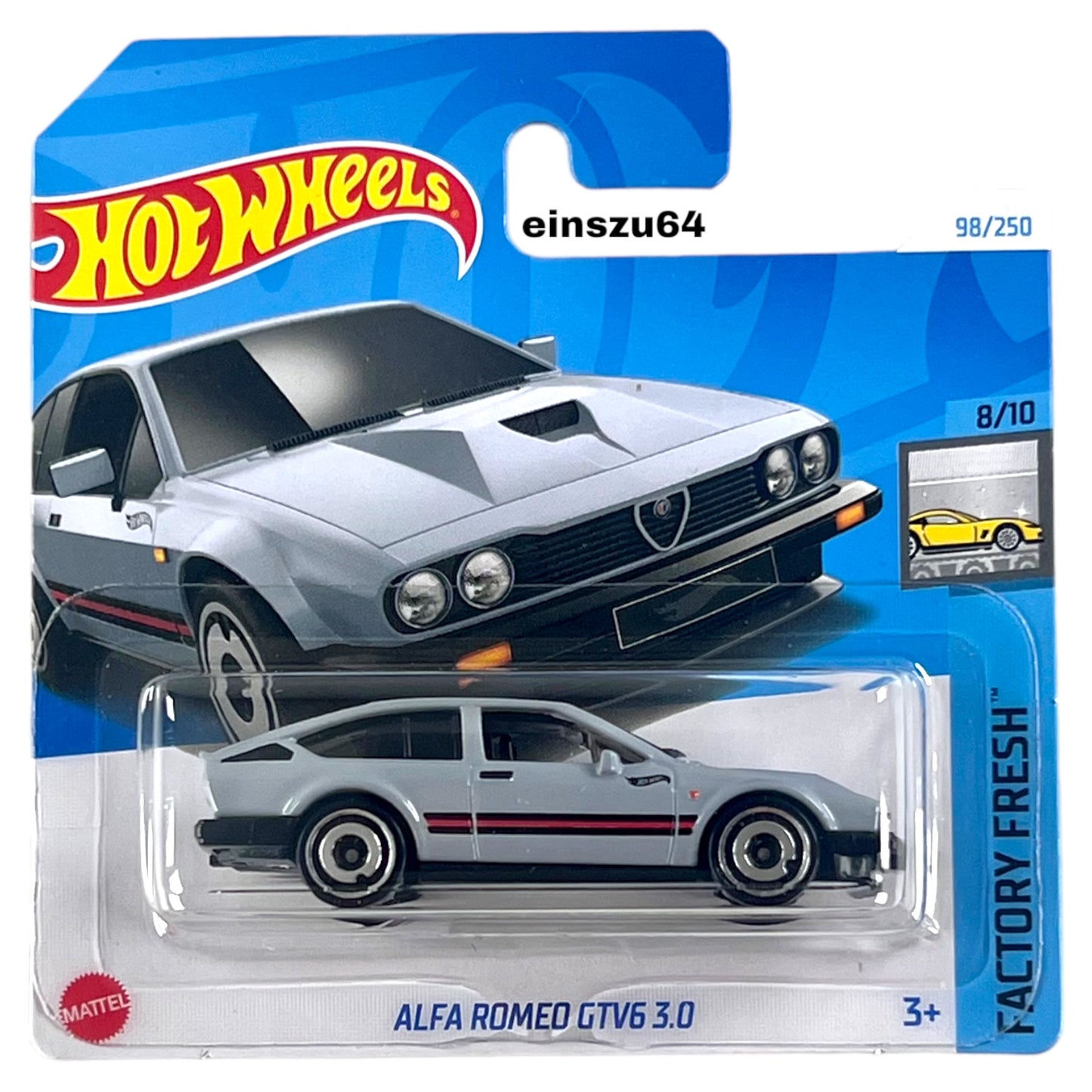 Hot Wheels 2024 - Alfa Romeo GTV6 3.0 - Factory Fresh 8/10 - HTC53 - 98/250