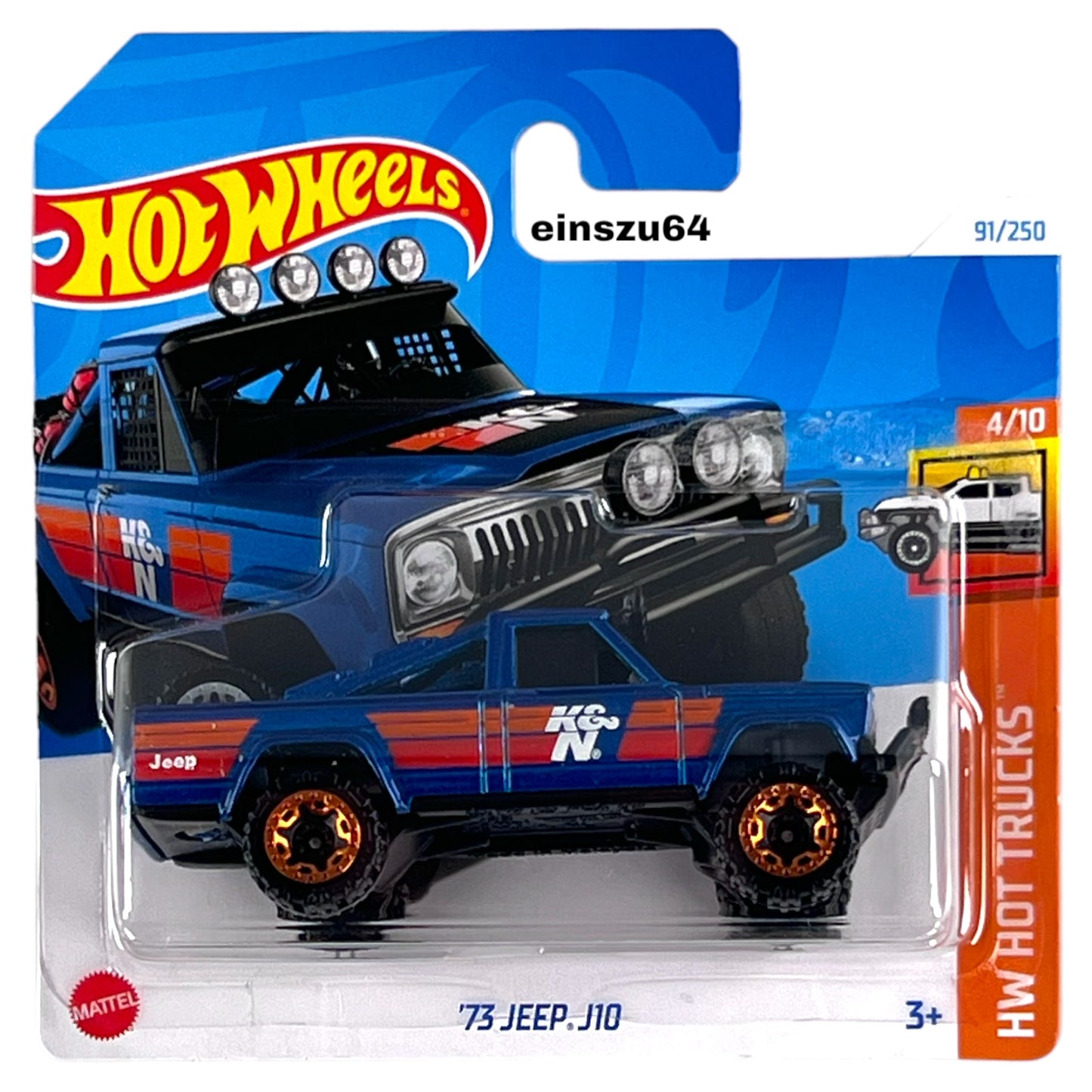 Hot Wheels 2024 - ´73 Jeep J10 - Hot Trucks 4/10 - HTC31 - 91/250 - 1:64