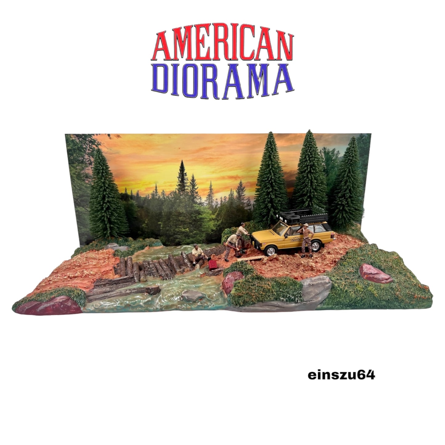 American Diorama - Overland Off Road Diorama - AD-76534MJ - 1:64 - MiJo Exclusive
