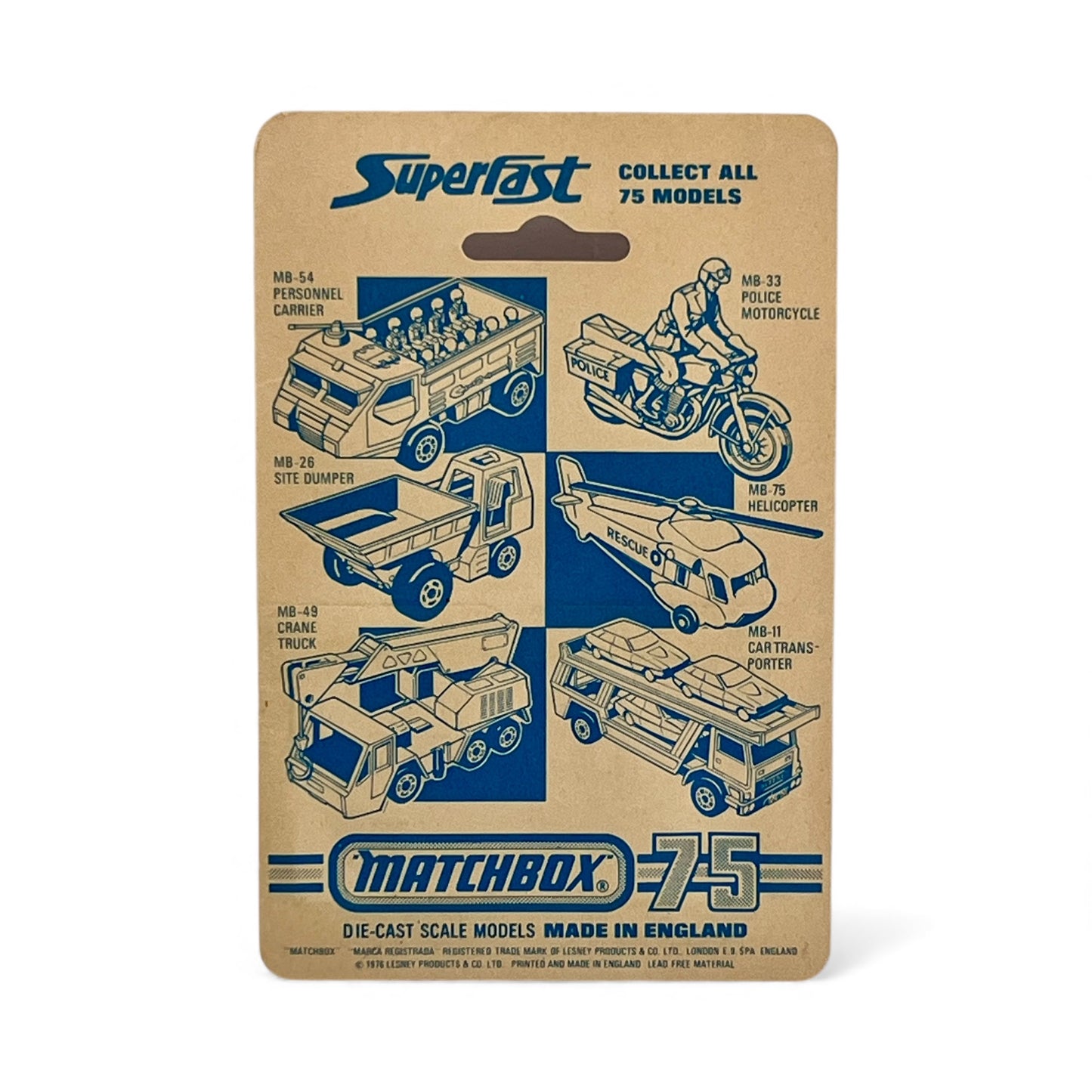 Matchbox Superfast - Hovercraft No.2 - Made in England 1976 - Lesney - MINT