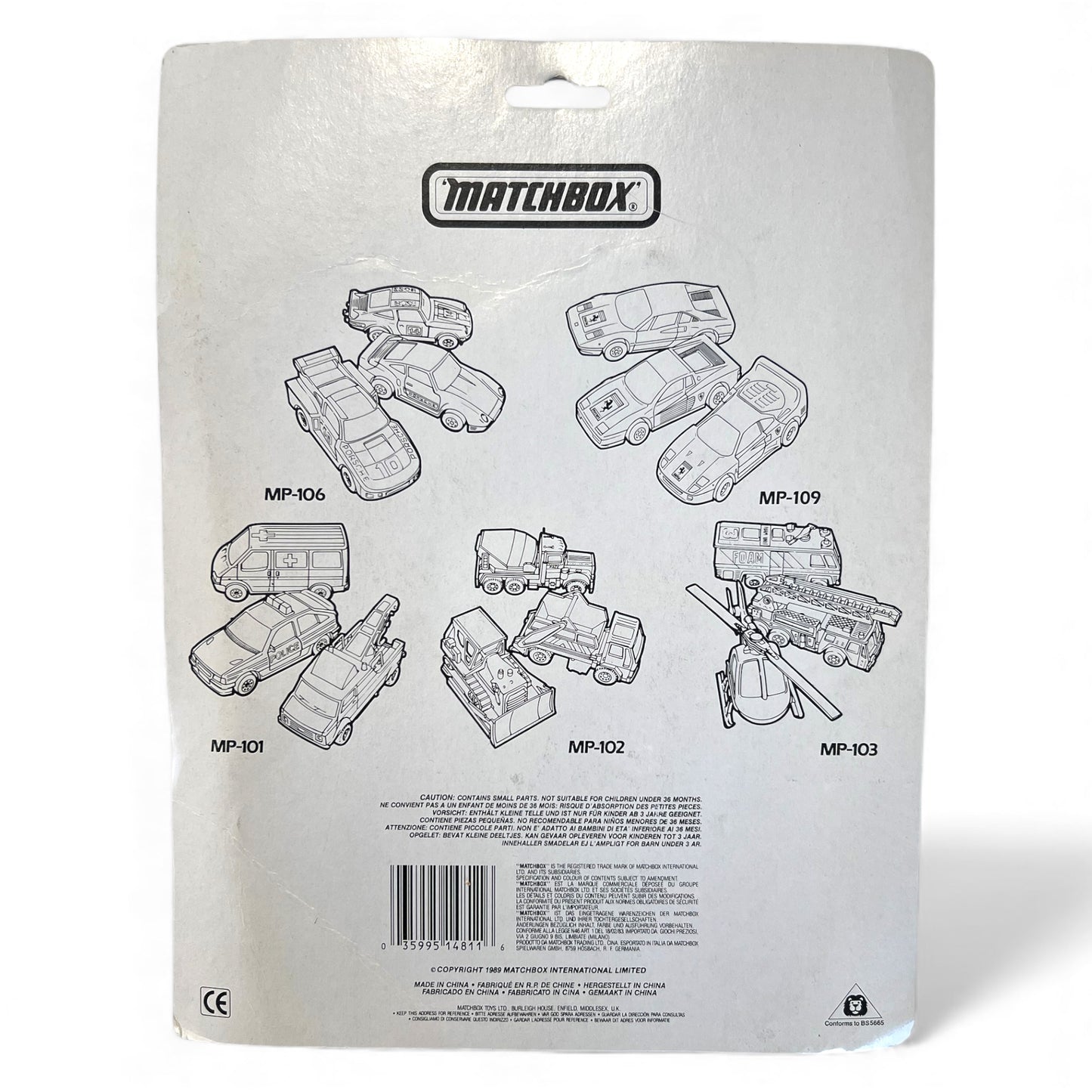 Matchbox SuperKing Cars - Lancia Rallye / Camaro + 2 free - KS-811 - Made in China 1989