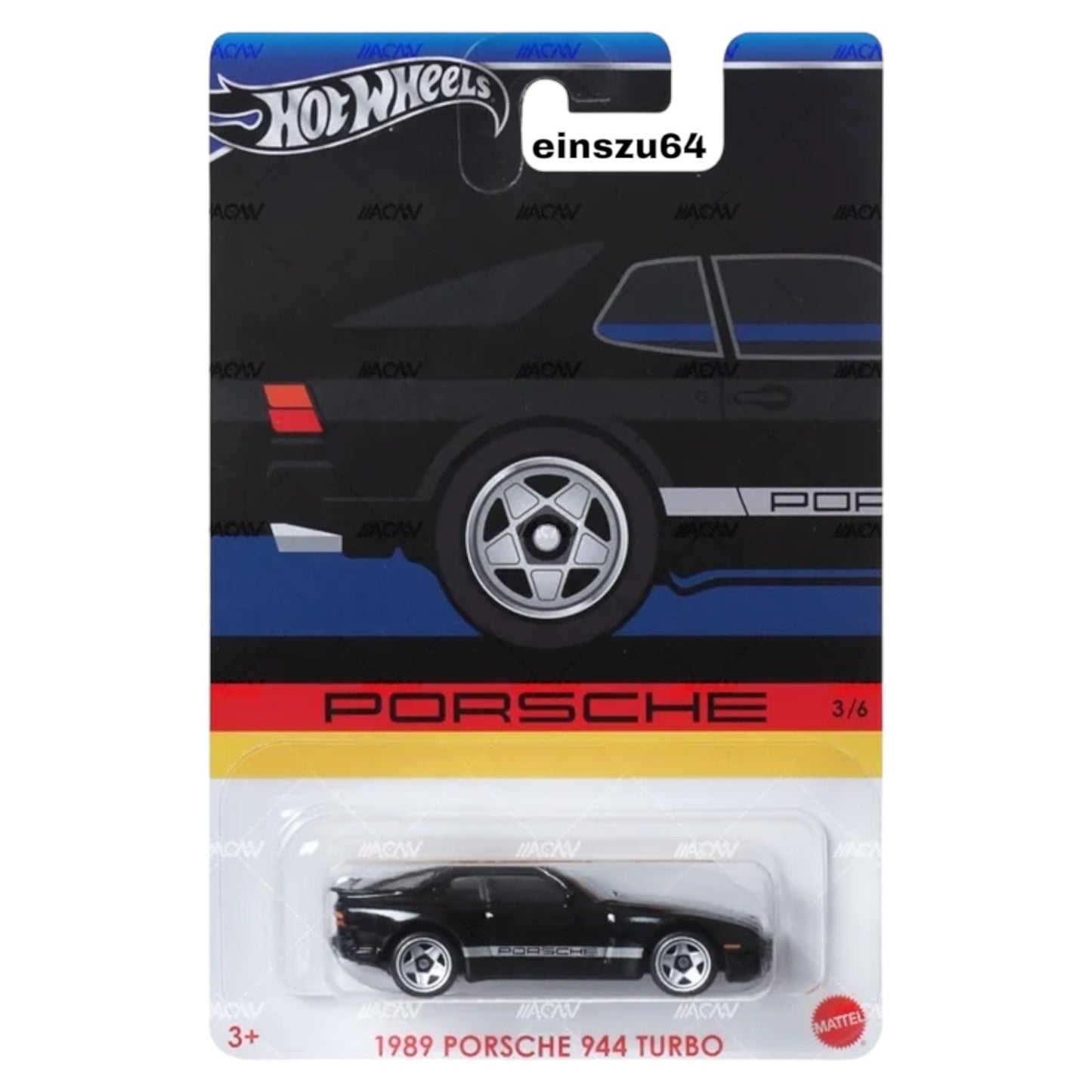 Hot Wheels 2024 - Porsche Celebration - 1989 Porsche 944 Turbo - HRW58