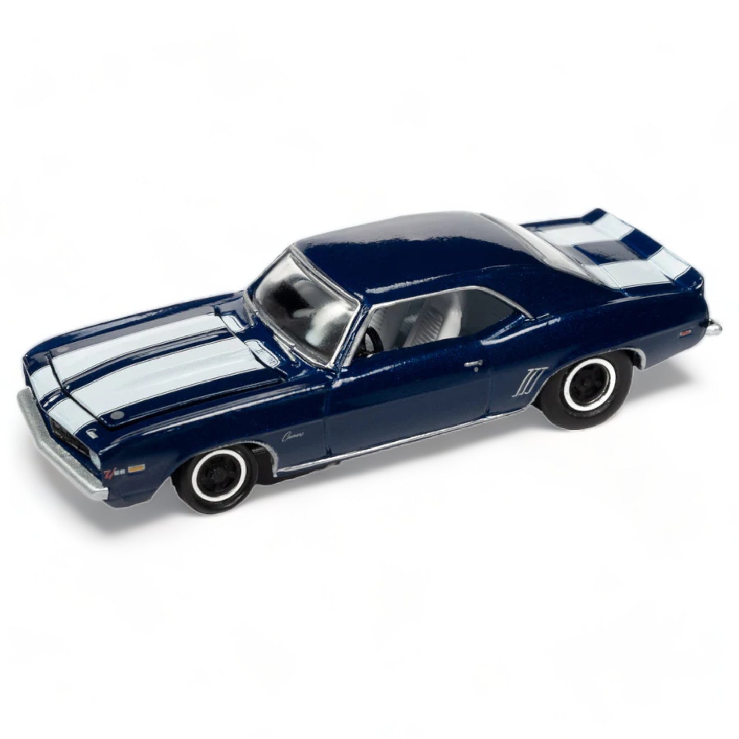 Racing Champions - 1969 Chevrolet Camaro, Royal Blue Metallic - RC013-3 - 1:64