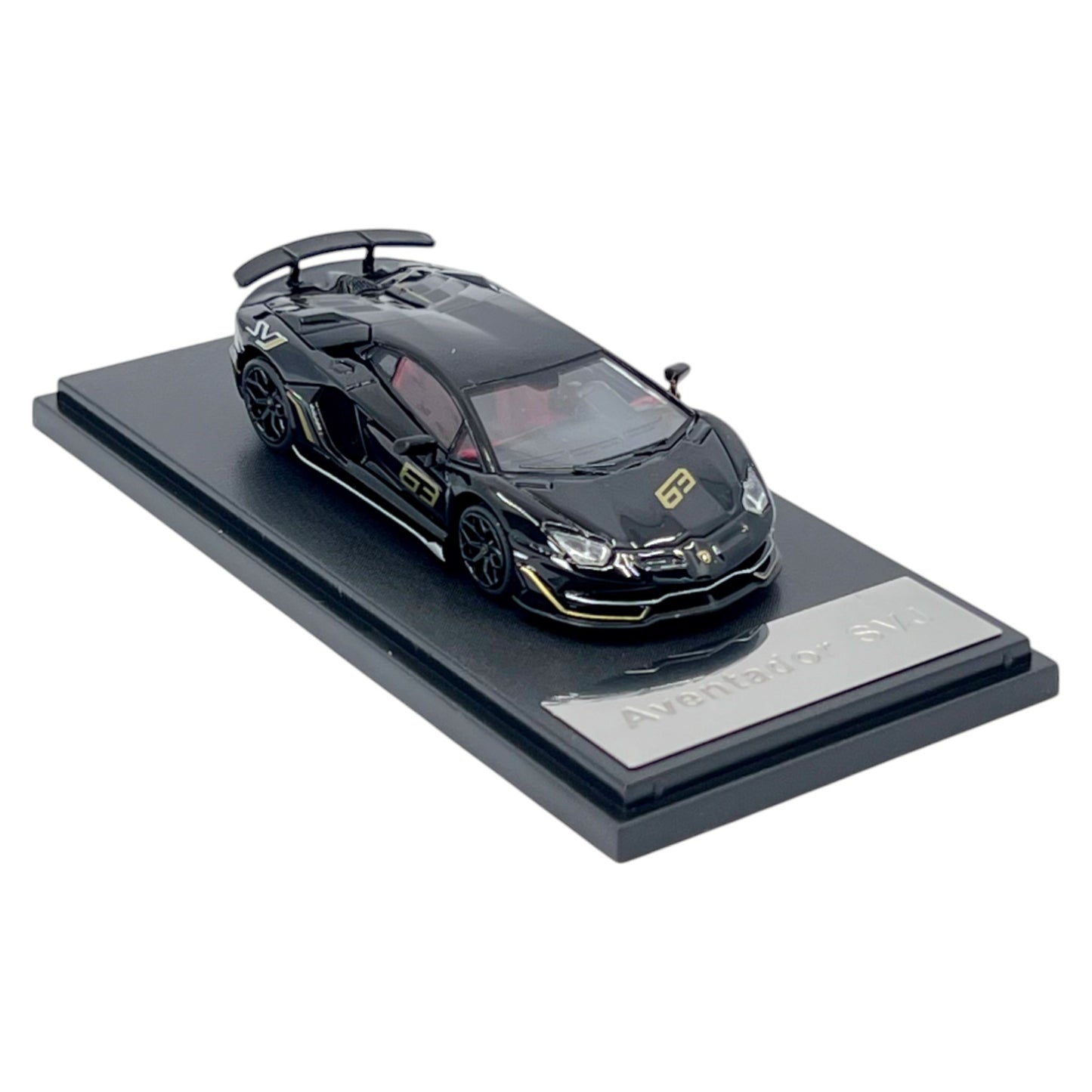 Rhino Model - Lamborghini Aventador SVJ 63, black - RM64-SVJ63-BLK