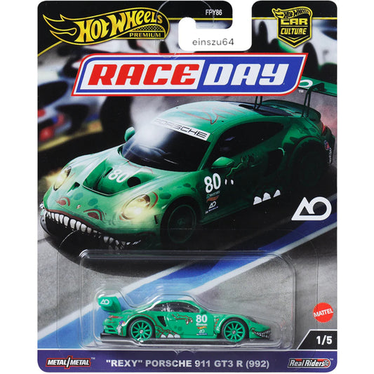 Hot Wheels 2024 - Race Day - "Rexy" Porsche 911 GT3 R (992) - HRV72