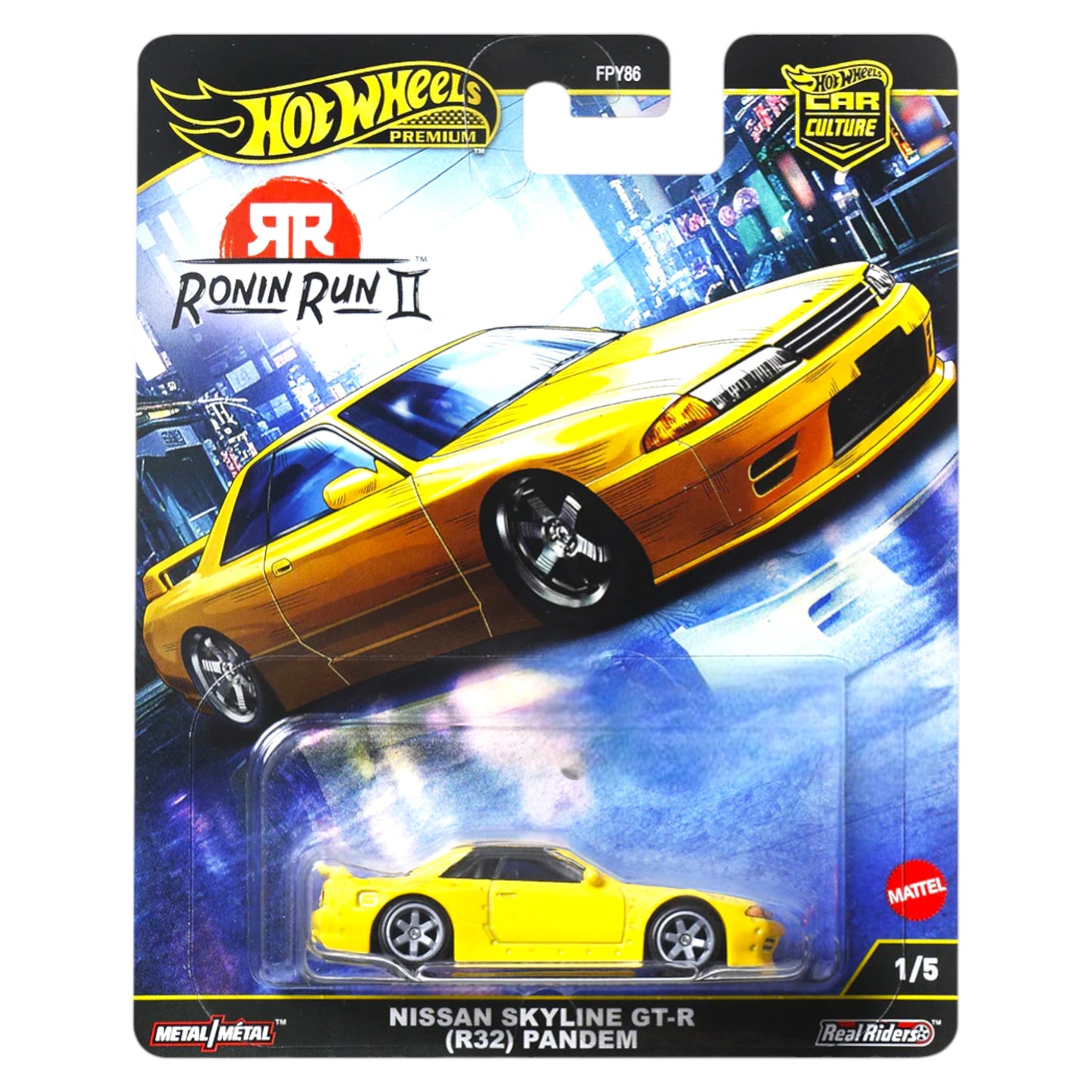 Hot Wheels 2025 - Ronin Run 2 - Nissan Skyline GT-R (R32) Pandem - JBK88