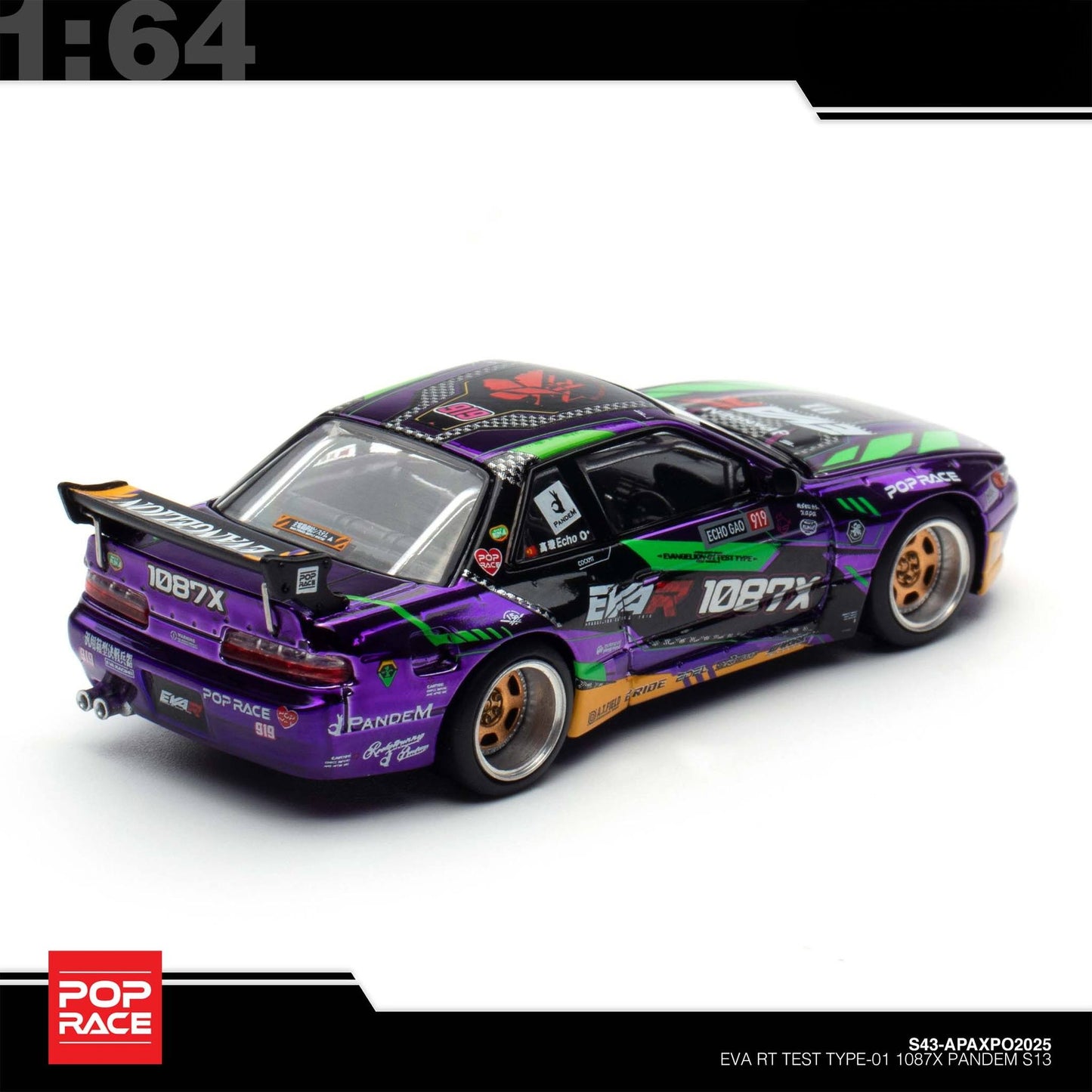 Pop Race - Pre-Order - EVA RT Test Type-01 1087X Pandem S13 - Event Model zur APA-XPO 2025 - S43-APAxpo2025