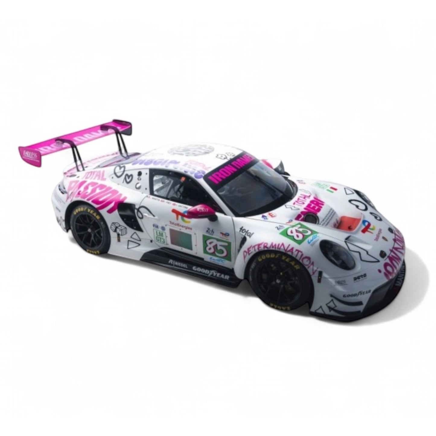 Star Race - Pre-Order - Porsche 911 GT3, white-pink - No. 85 - SR64041
