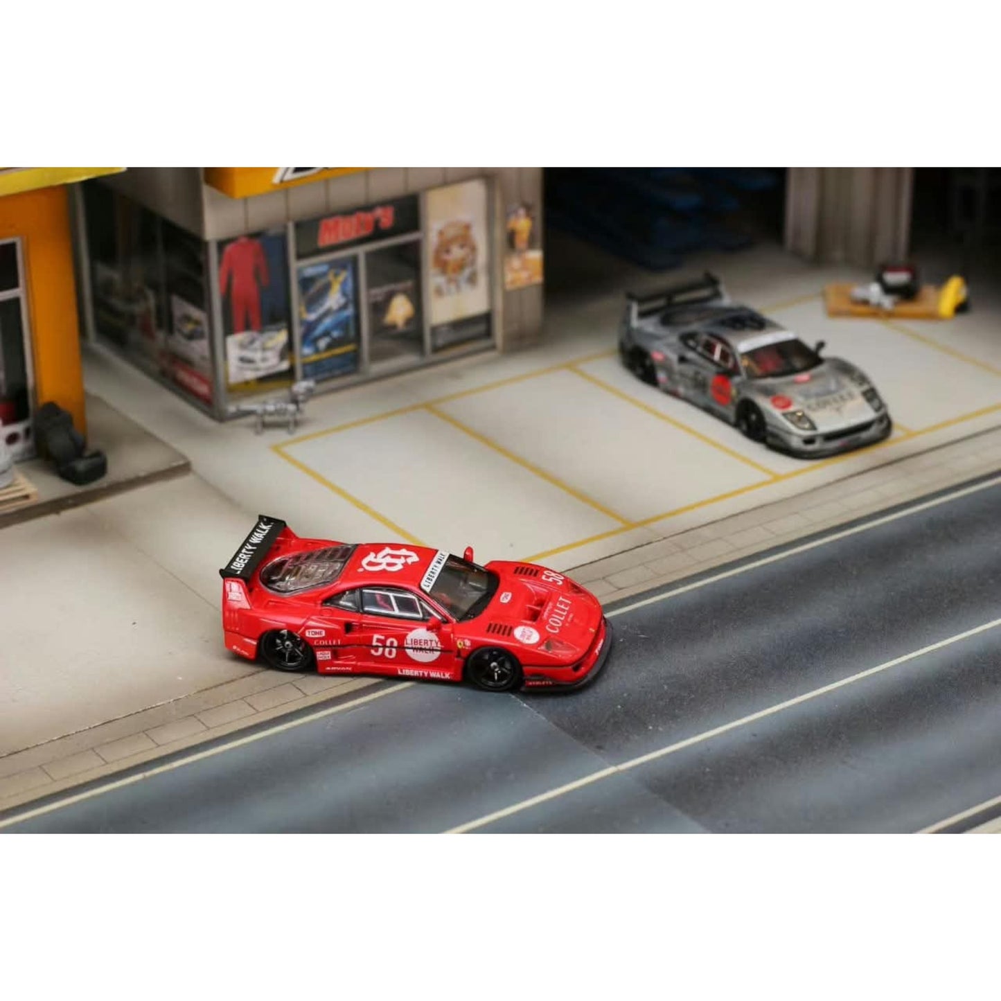 StreetWeapon - Pre-Order - Liberty Walk F40, red - STW64-F40-LBWK
