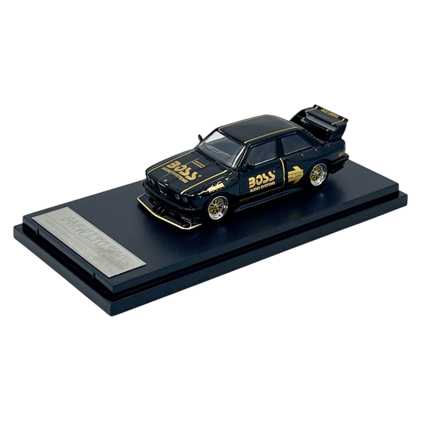 Sreet Weapon - BMW E30 *BOSS*, black/gold - STW128