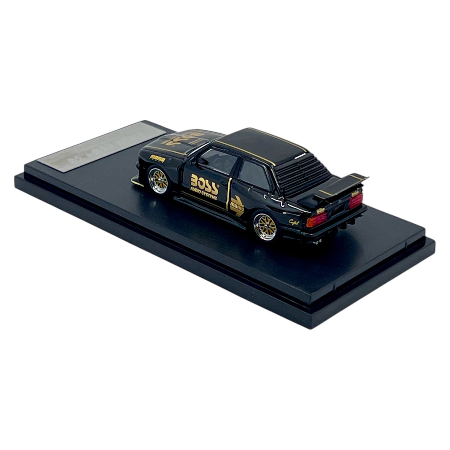 Sreet Weapon - BMW E30 *BOSS*, black/gold - STW128