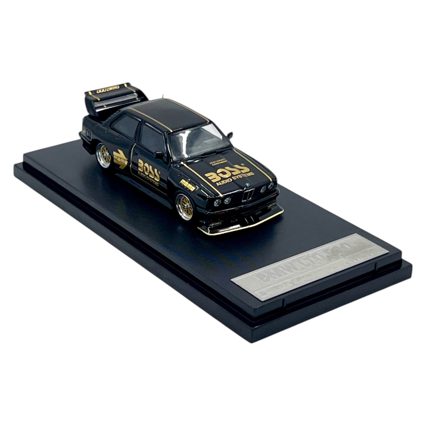 Sreet Weapon - BMW E30 *BOSS*, black/gold - STW128