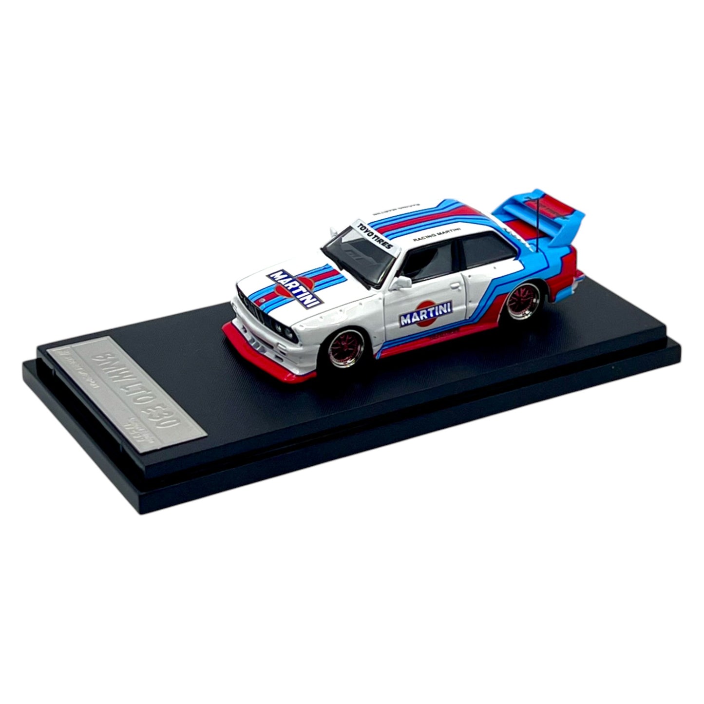 Street Weapon - BMW E30 *Martini*, white/blue/red - STW132