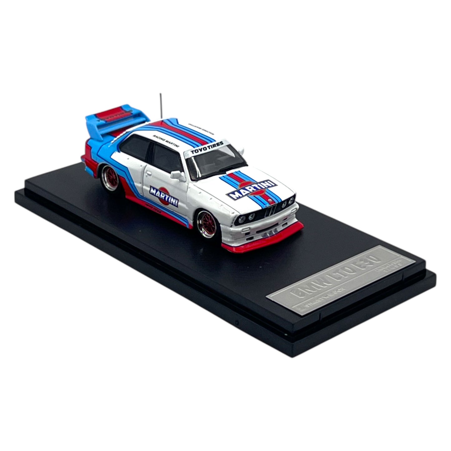 Street Weapon - BMW E30 *Martini*, white/blue/red - STW132