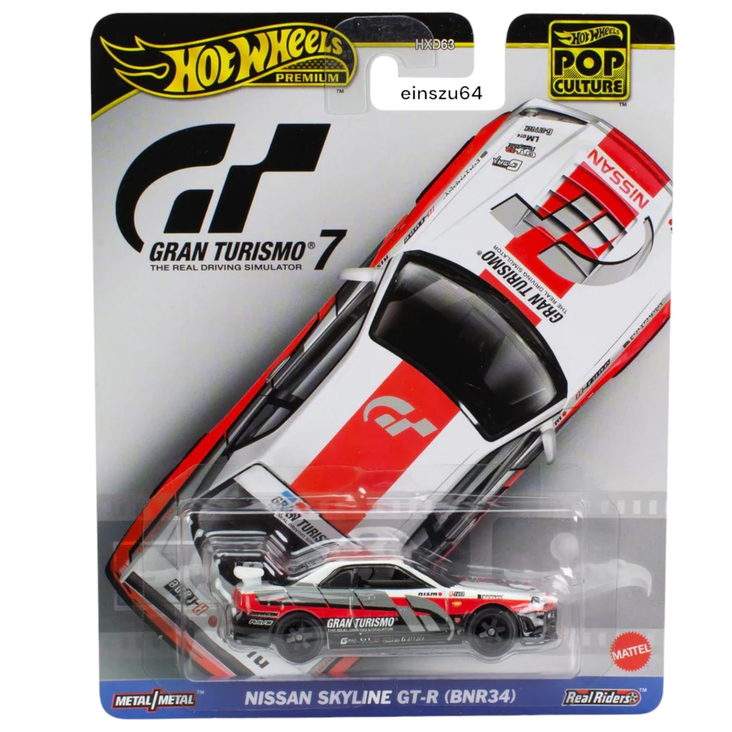 Hot Wheels 2024 - Pop-Culture - Nissan Skyline GTR (BNR34) - Gran Turismo - HKC28
