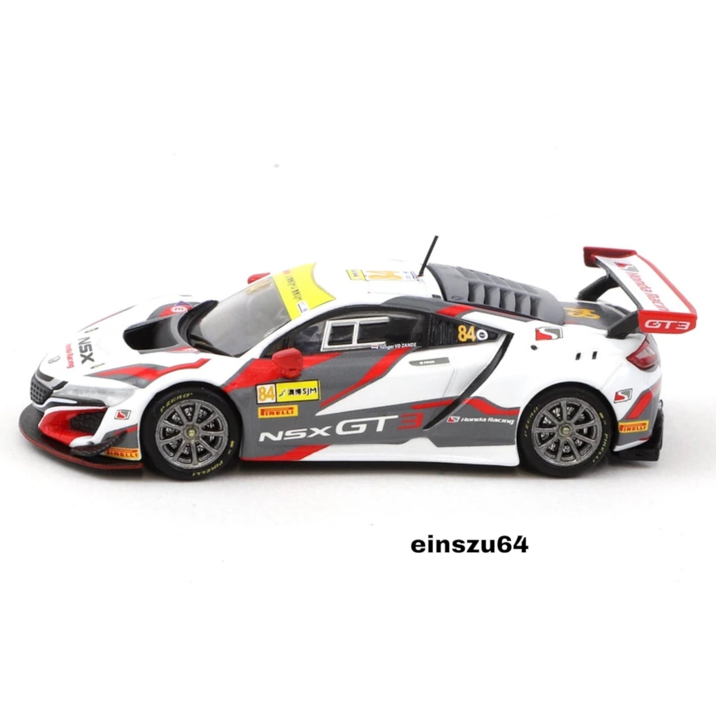 Tarmac Works - 017 Honda NSX GT3 Macau GT Cup - T64-028-17MGT84 - 1:64