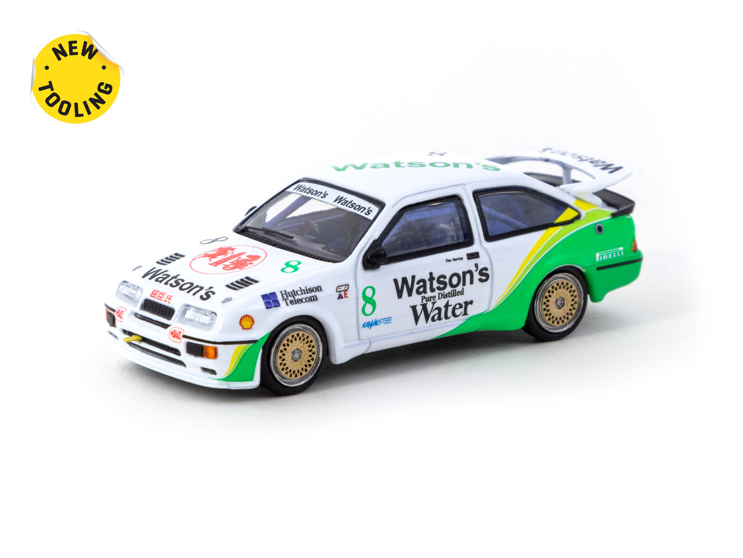 Tarmac Works - 1989 Ford Sierra RS5000 Cosworth Macau Guia Race - T64-058-89MGP08 - 1:64