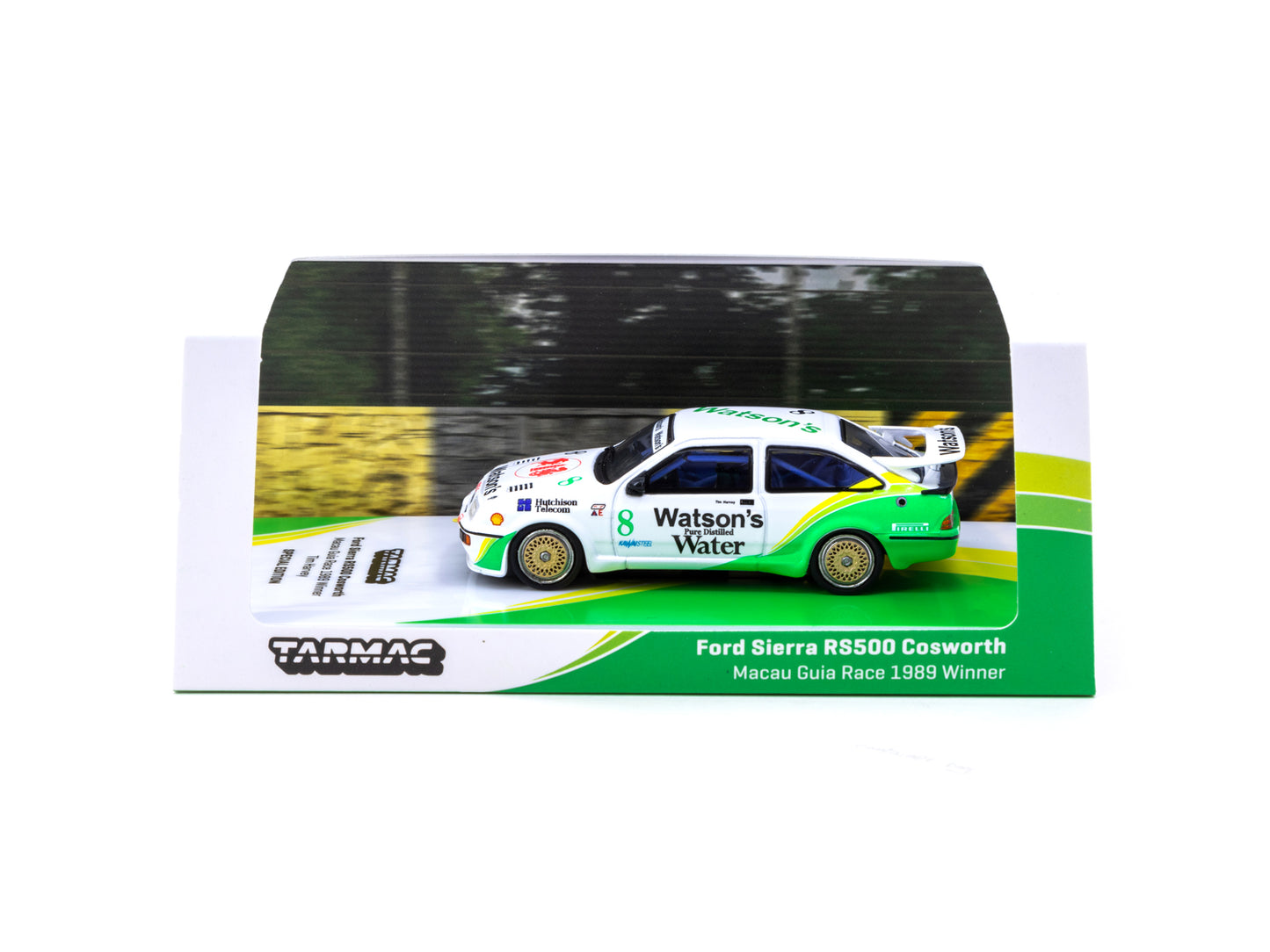 Tarmac Works - 1989 Ford Sierra RS5000 Cosworth Macau Guia Race - T64-058-89MGP08 - 1:64