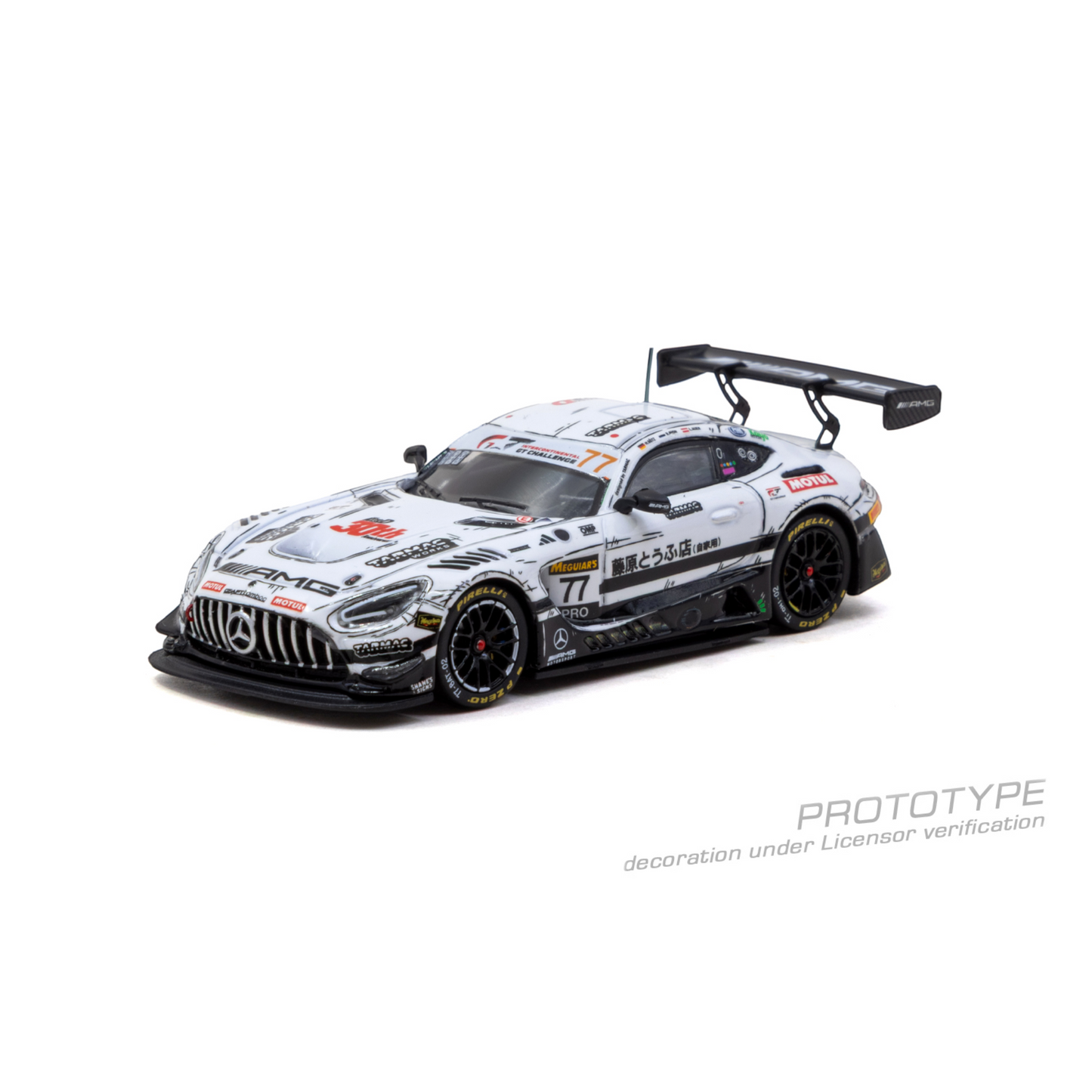 Tarmac Works - Pre-Order - 2026 Mercedes-Benz AMG GT GT3 #77 Craft-Bamboo Racing Bathurst 12h - T64-062-26BH77