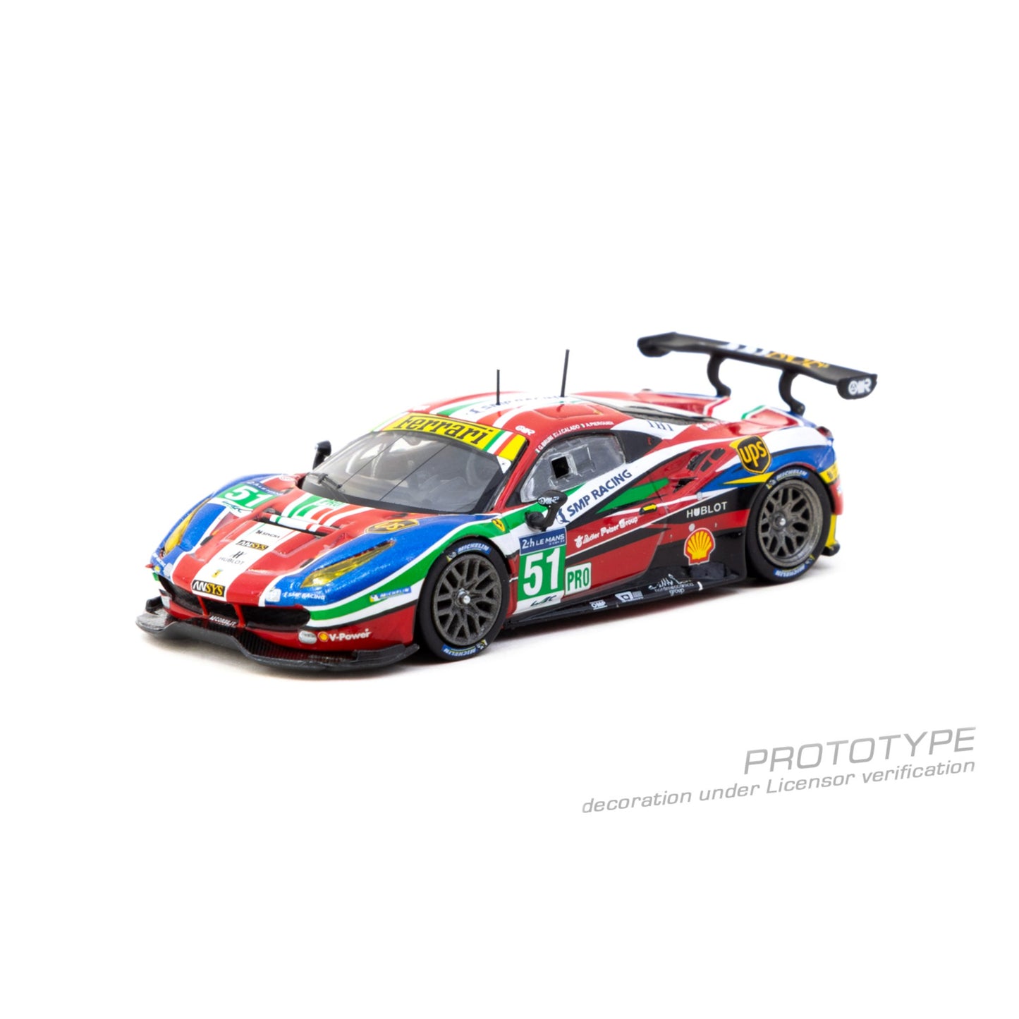 Tarmac Works - Pre-Order - 2016 Ferrari 488 GTE #51 - T64-071-16WEC51