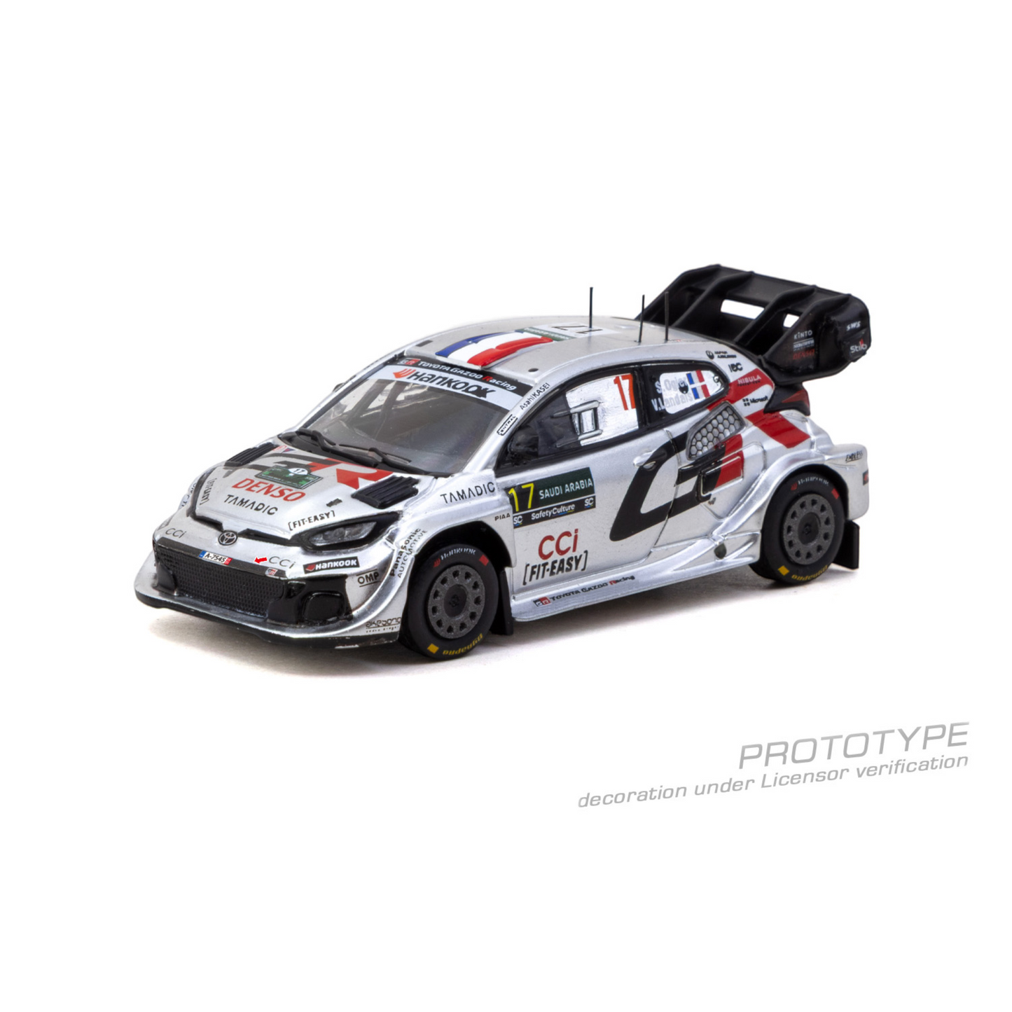 Tarmac Works - Pre-Order - 2025 Toyota Yaris GR Rally1 Hybrid #17 - T64-085-25RSA17