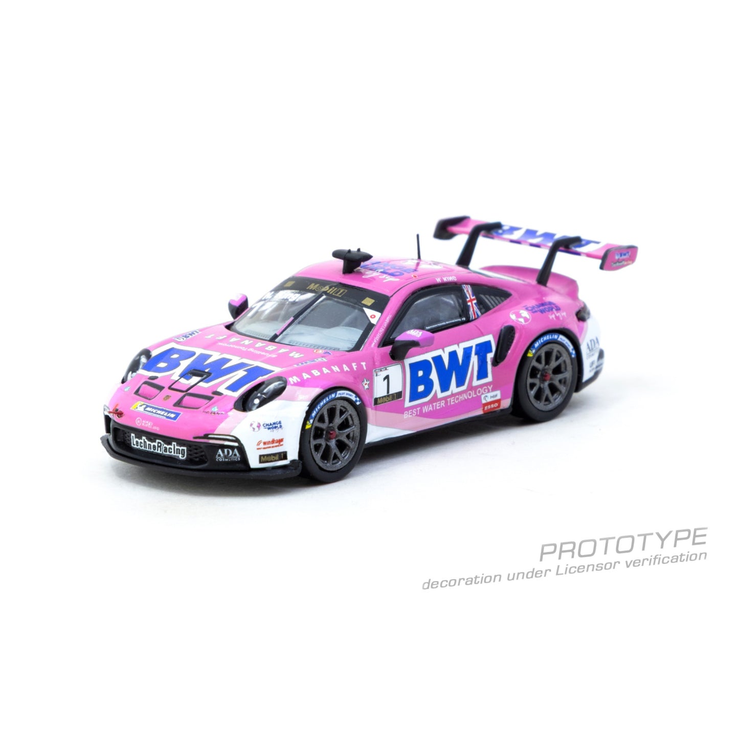 Tarmac Works - Pre-Order - 2024 Porsche 911 GT3 Cup (992) #1 Harry King Porsche Mobil 1 Supercup - T64-093-24PSC01
