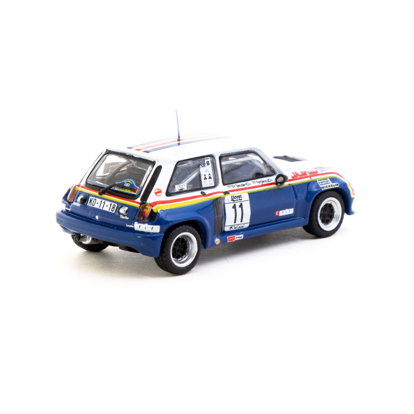 Tarmac Works - 1985 Renault 5 Turbo #11 Rally Costa Brava - T64-TL060-85RCB11