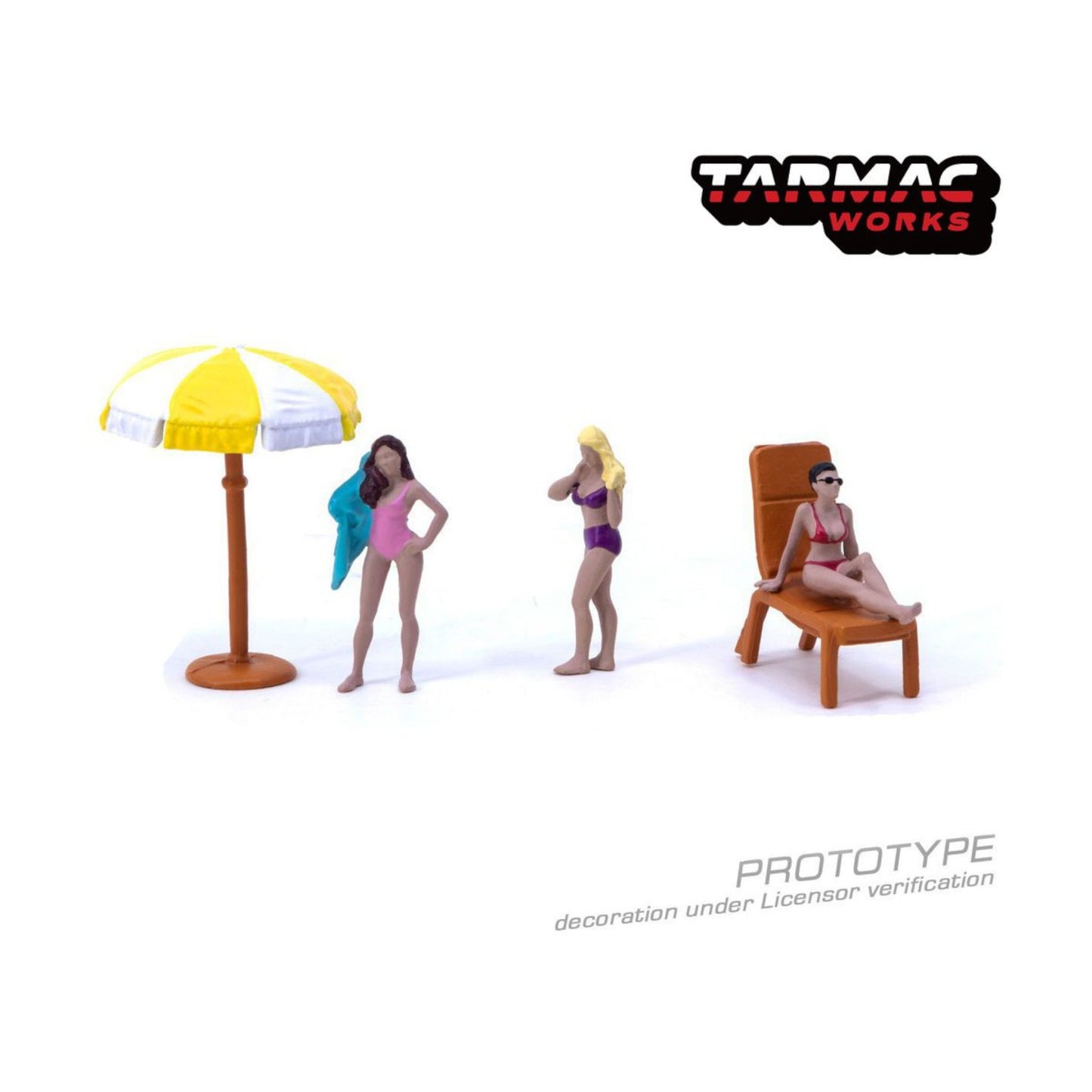 American Diorama x Tarmac - Beach Girls *Figures* - T64F-002-YL - 1:64