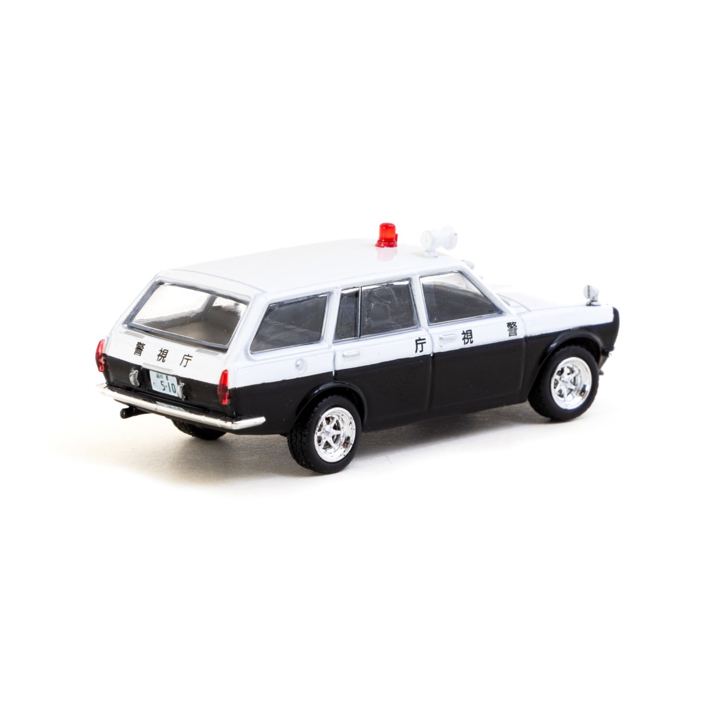 Tarmac Works - Datsun Bluebird 510 Wagon - Police Car - T64G-026-PC