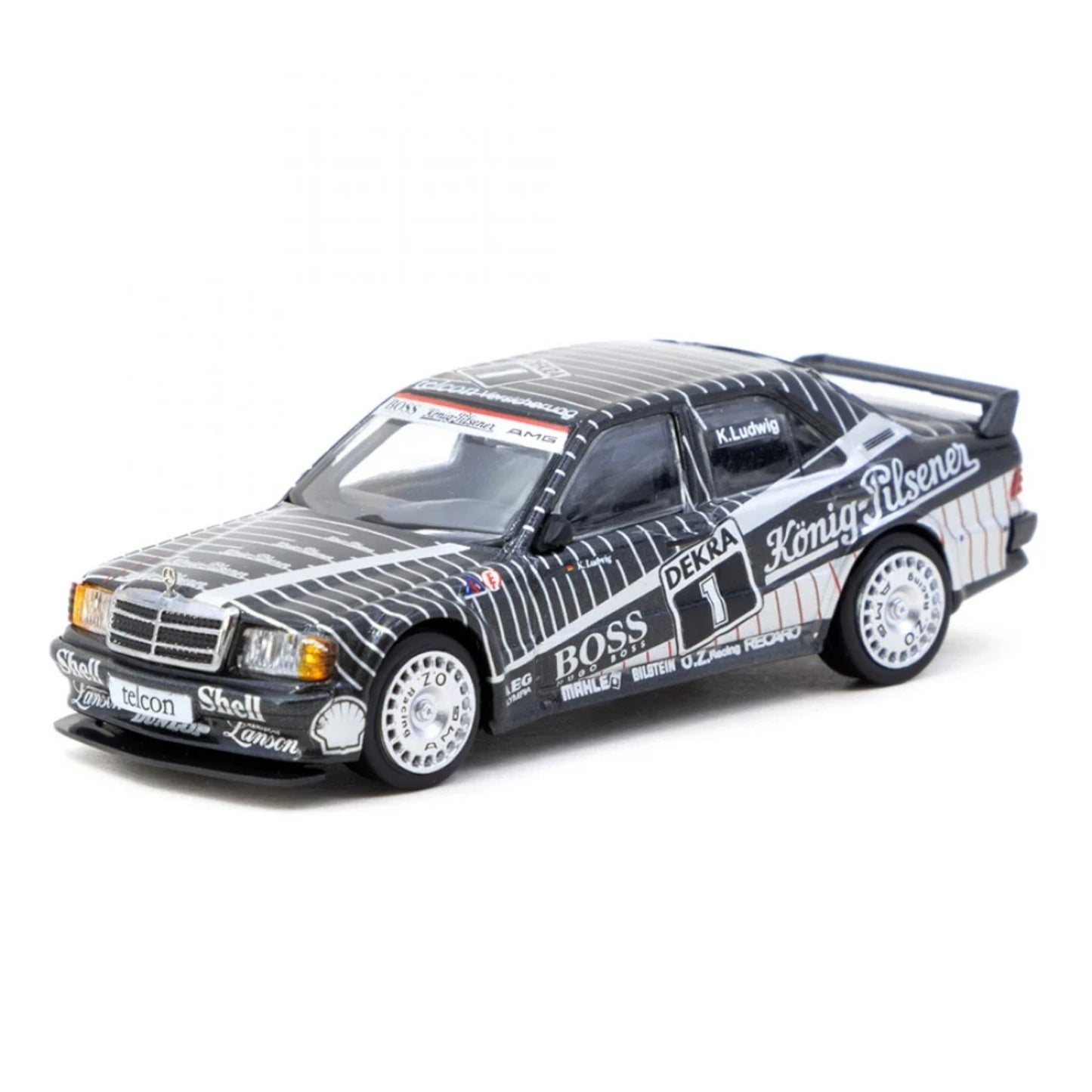 Tarmac Works - 1989 Mercedes-Benz 190 E 2.5-16 EVO 1 #1 Klaus Ludwig, DTM 1989 - T64G-057-89DTM01