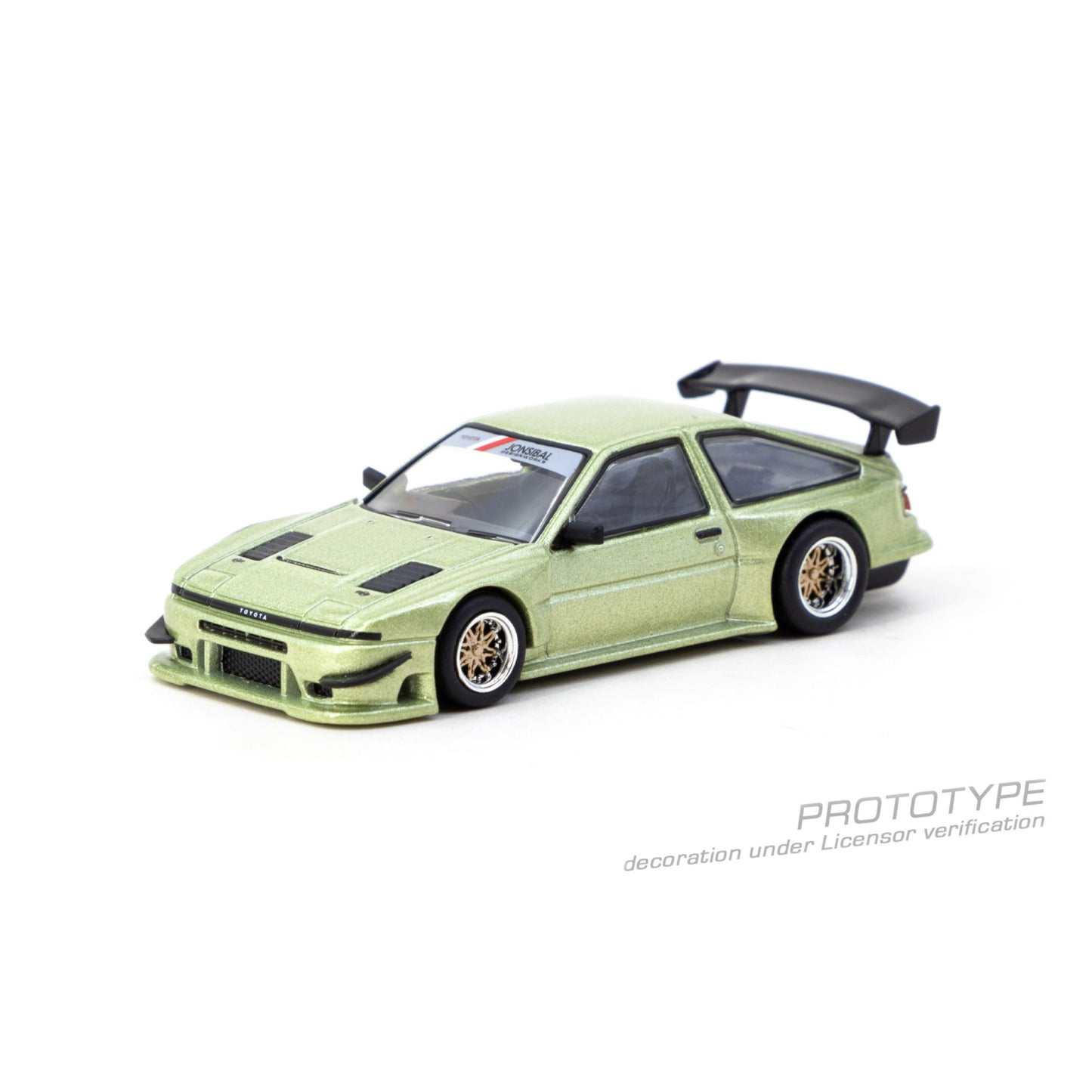 Tarmac Works - Pre-Order - Toyota Sprinter Trueno AE86 Widebody, green - T64G-060-GR