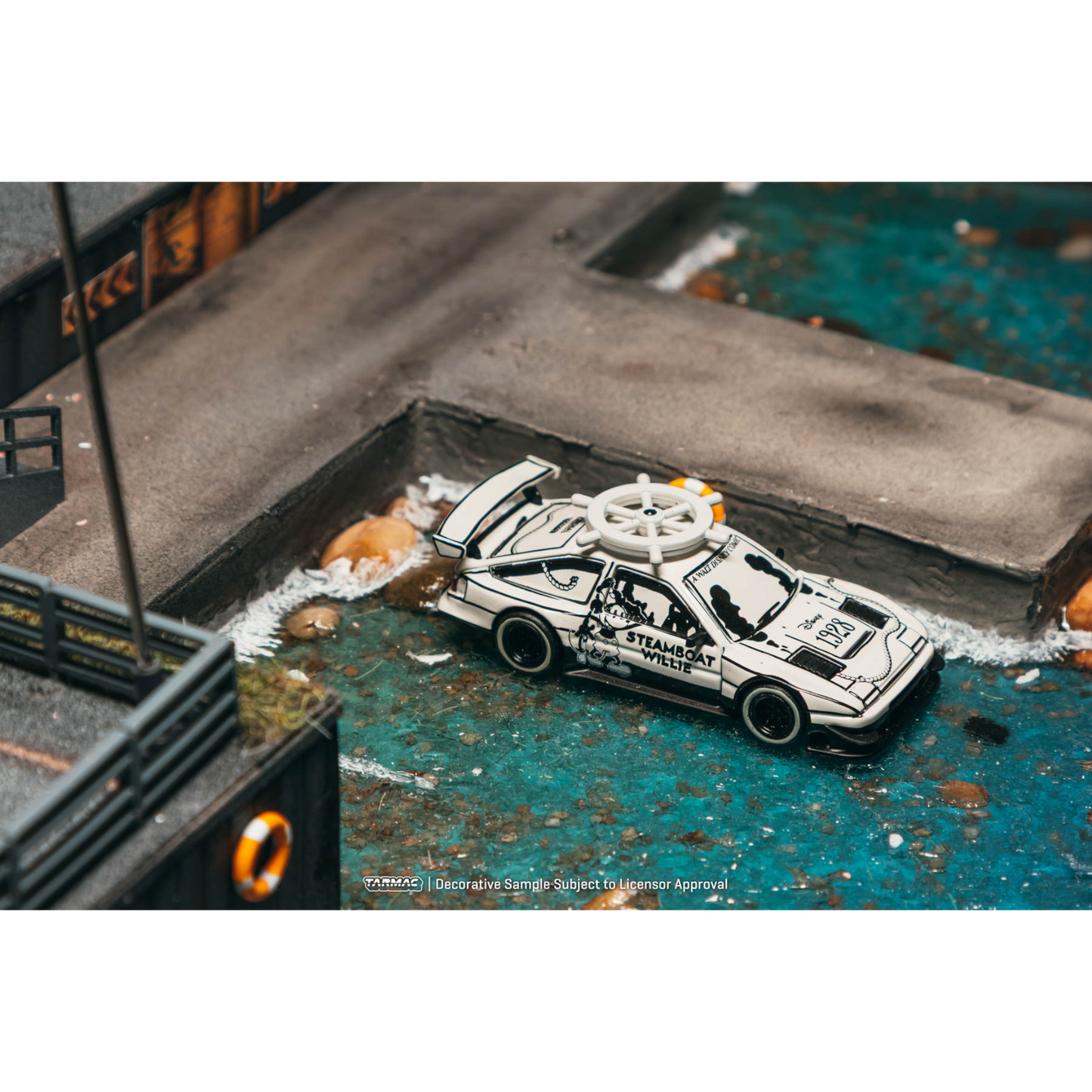 Tarmac Works - Pre-Order - Toyota Sprinter Trueno AE86 Widebody by Jon Sibal Mickey & Friends Steamboat Willie