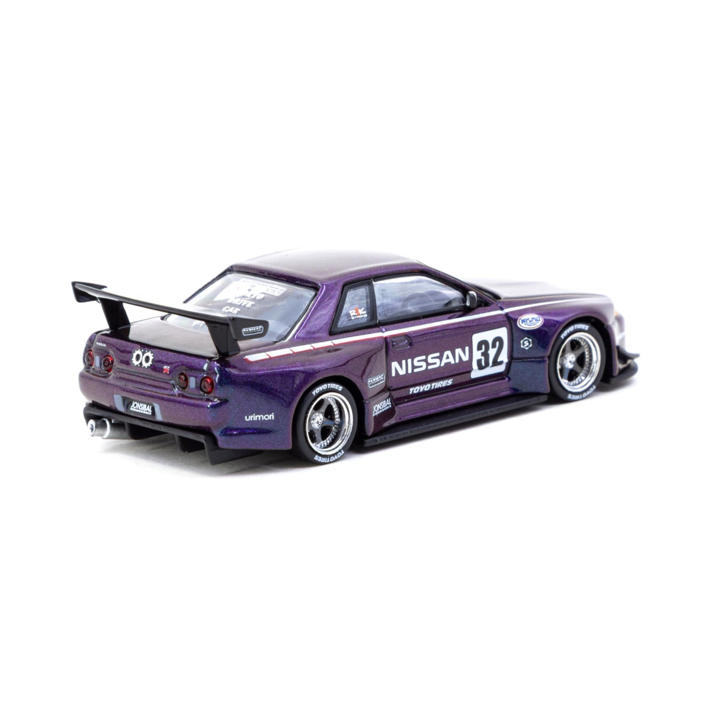 Tarmac Works - Nissan Skyline (R32) Widebody, midnight purple - T64G-061-MP
