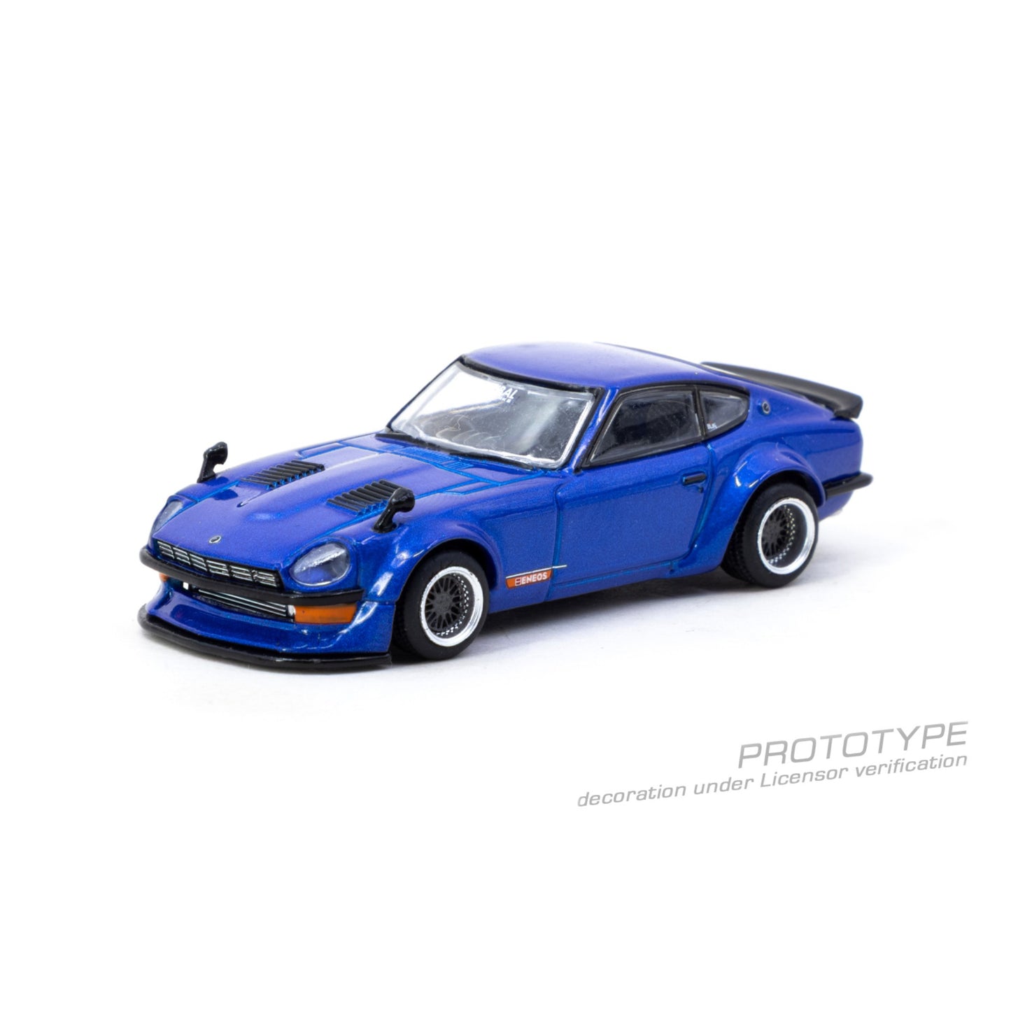Tarmac Works - Pre-Order - Nissan Fairlady Z S30 Widebody Designed by Jon Sibal,blue - T64G-062-BL
