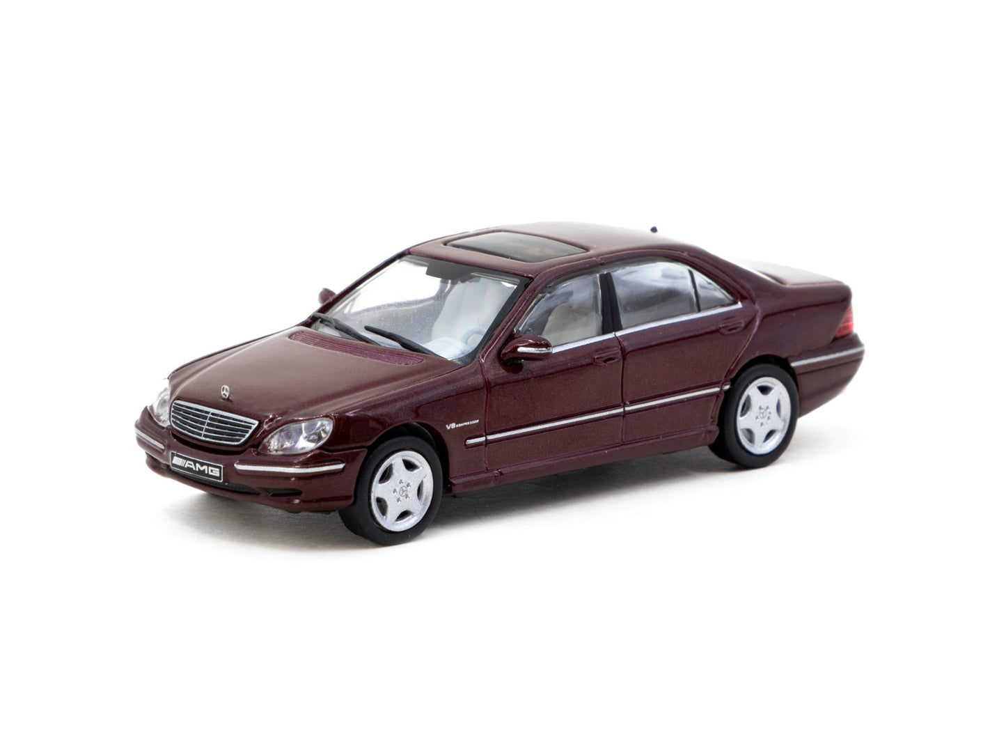 Tarmac Works - Mercedes-Benz S55 AMG, bordeaux red metallic - T64G-072-BO