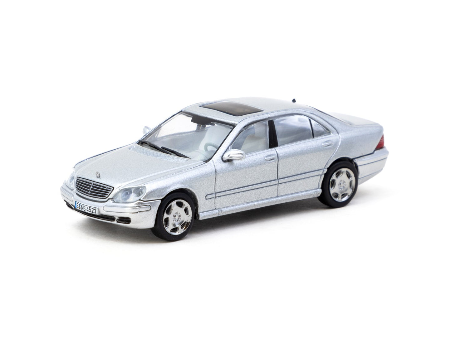 Tarmac Works - Mercedes-Benz S-Class, brilliant silver metallic - T64G-072-SL