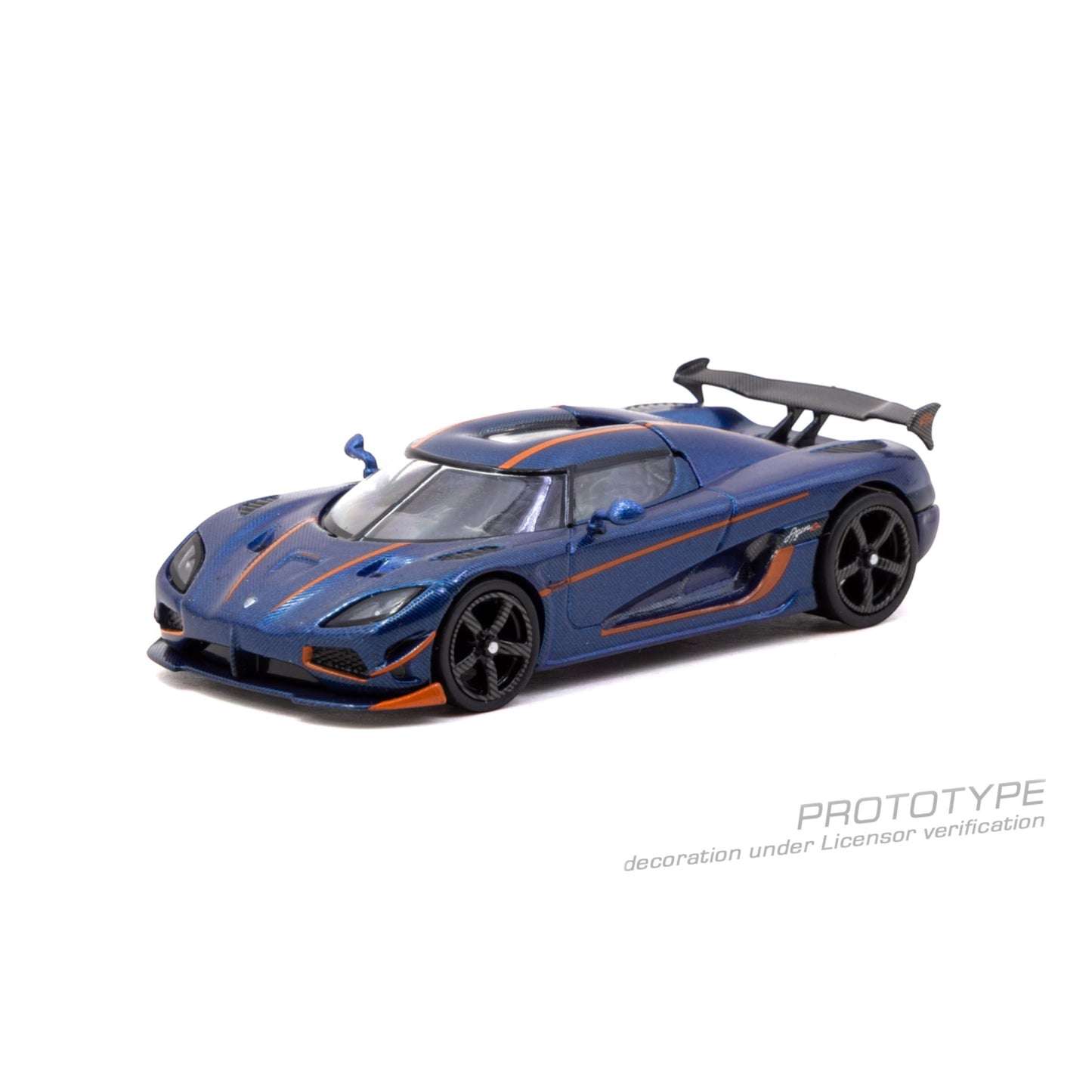 Tarmac Works - Pre-Order - Koenigsegg Agera RS, dark blue carbon fiber - T64G-TL005-DBCF