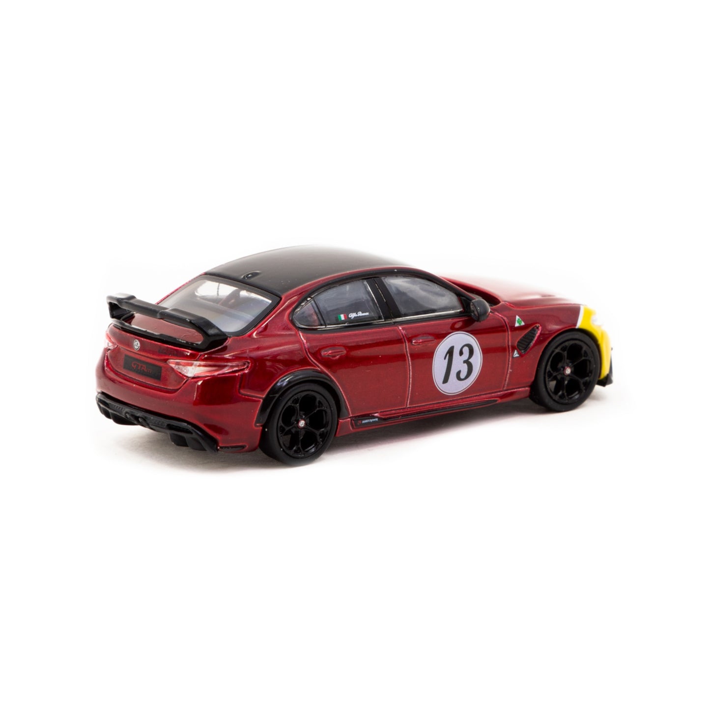 Tarmac Works - Alfa Romeo Giulia GTAm, red/yellow - T64G-TL031-MRY