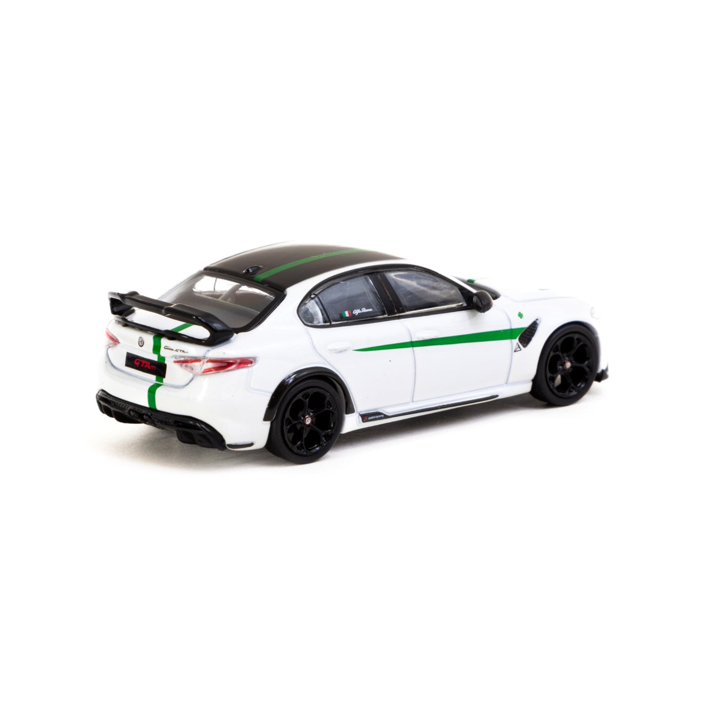 Tarmac Works - Alfa Romeo Giulia GTAm, white/green - 1:64 - T64G-TL031-MWG